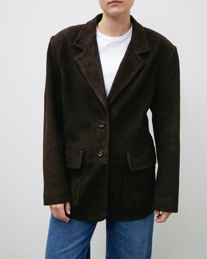 Lucy Blazer in Hemp Denim main image 1
