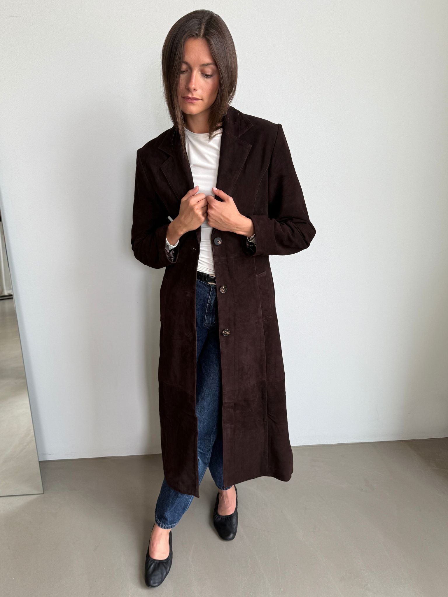Luna Brown Suede