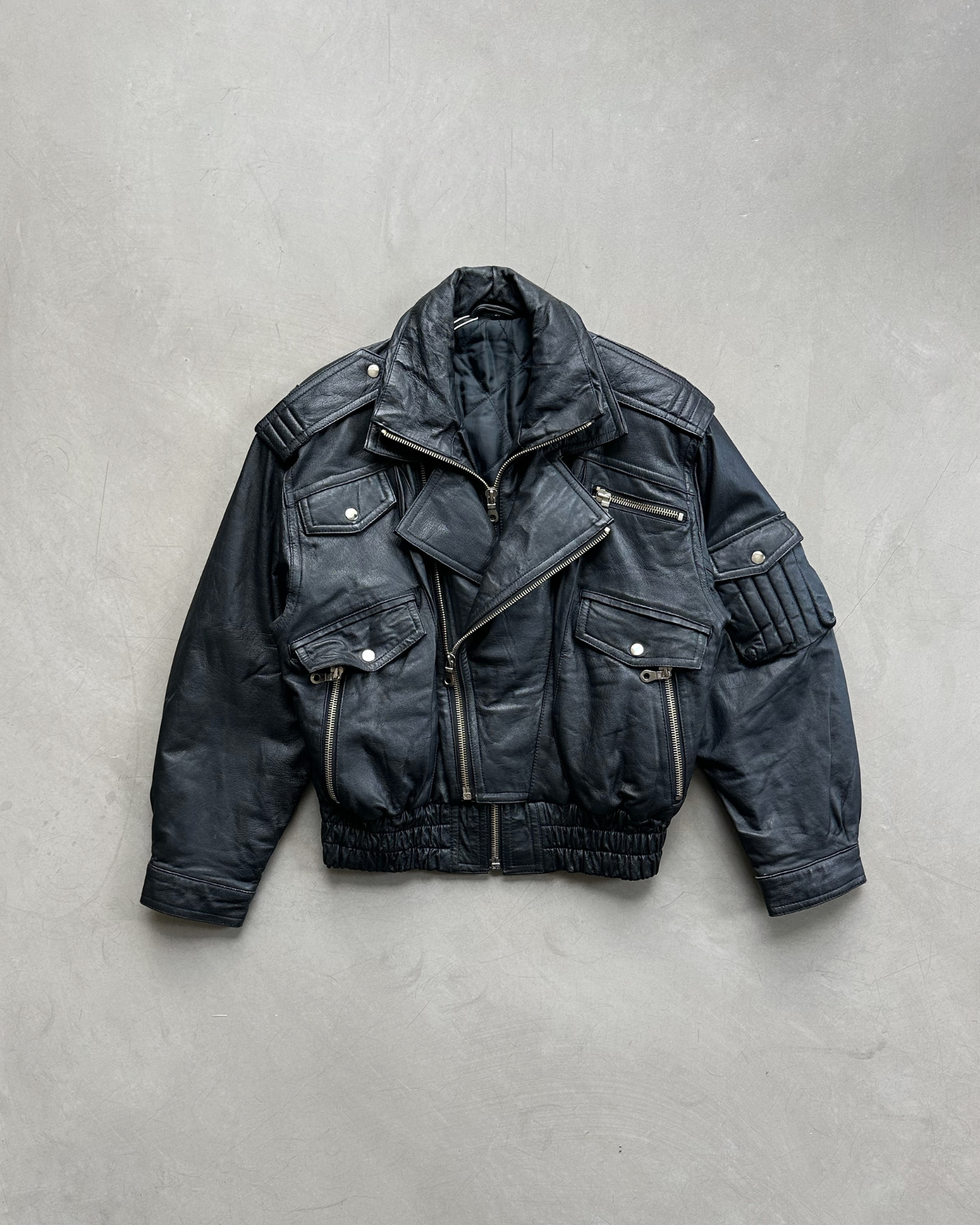 Front Leather Jacket