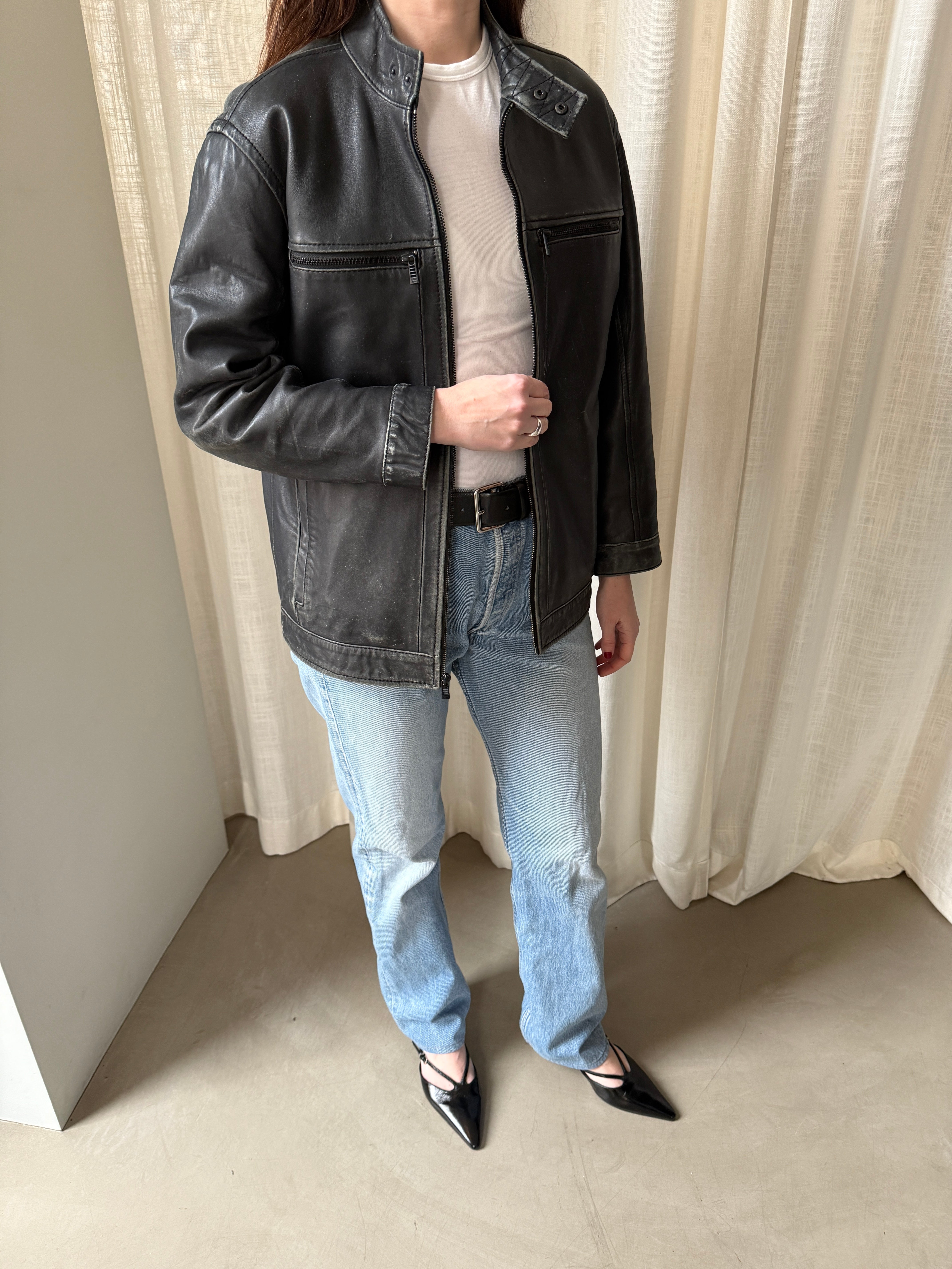 Calvin Leather Jacket