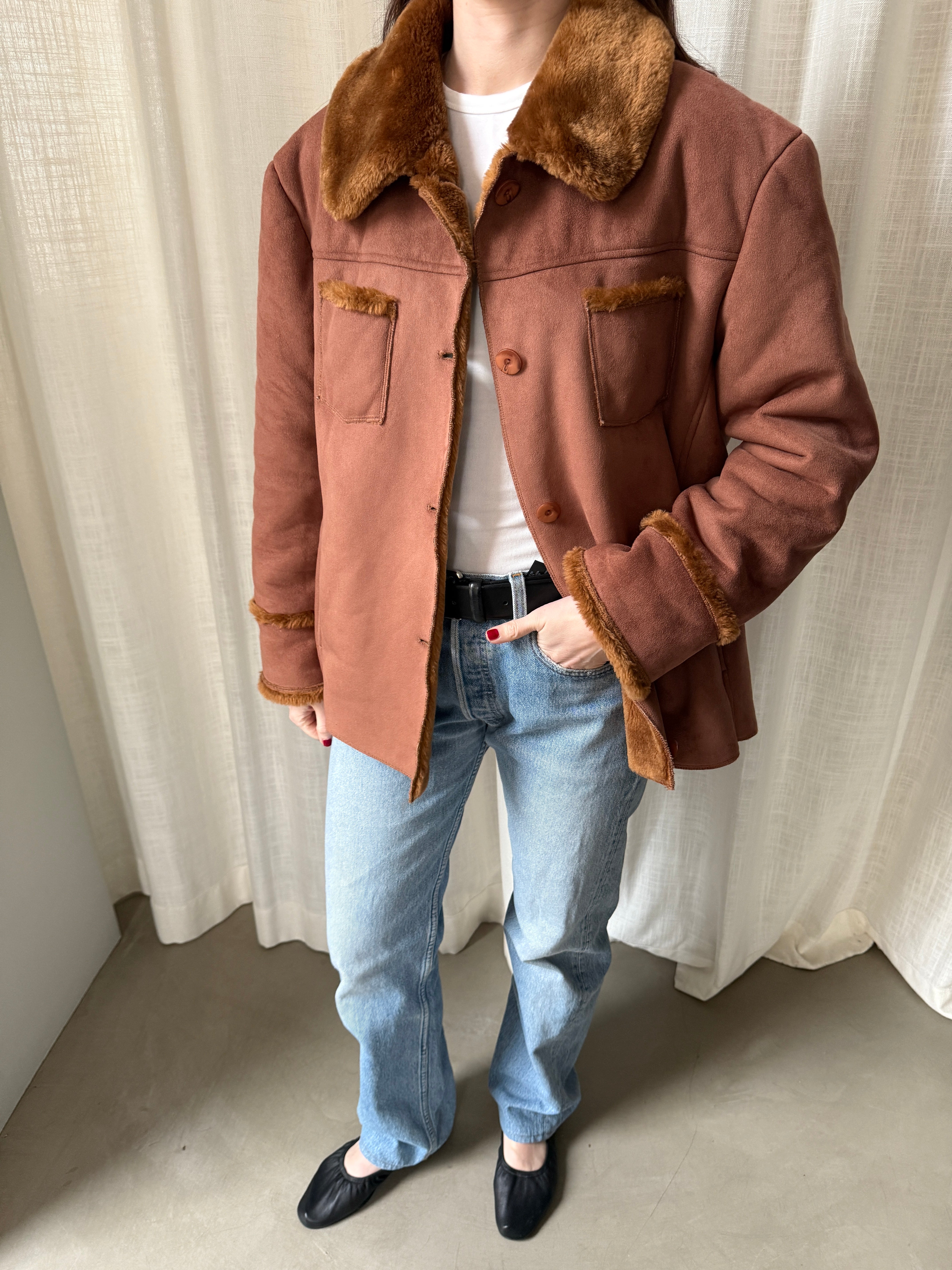 Faux Shearling Jacket