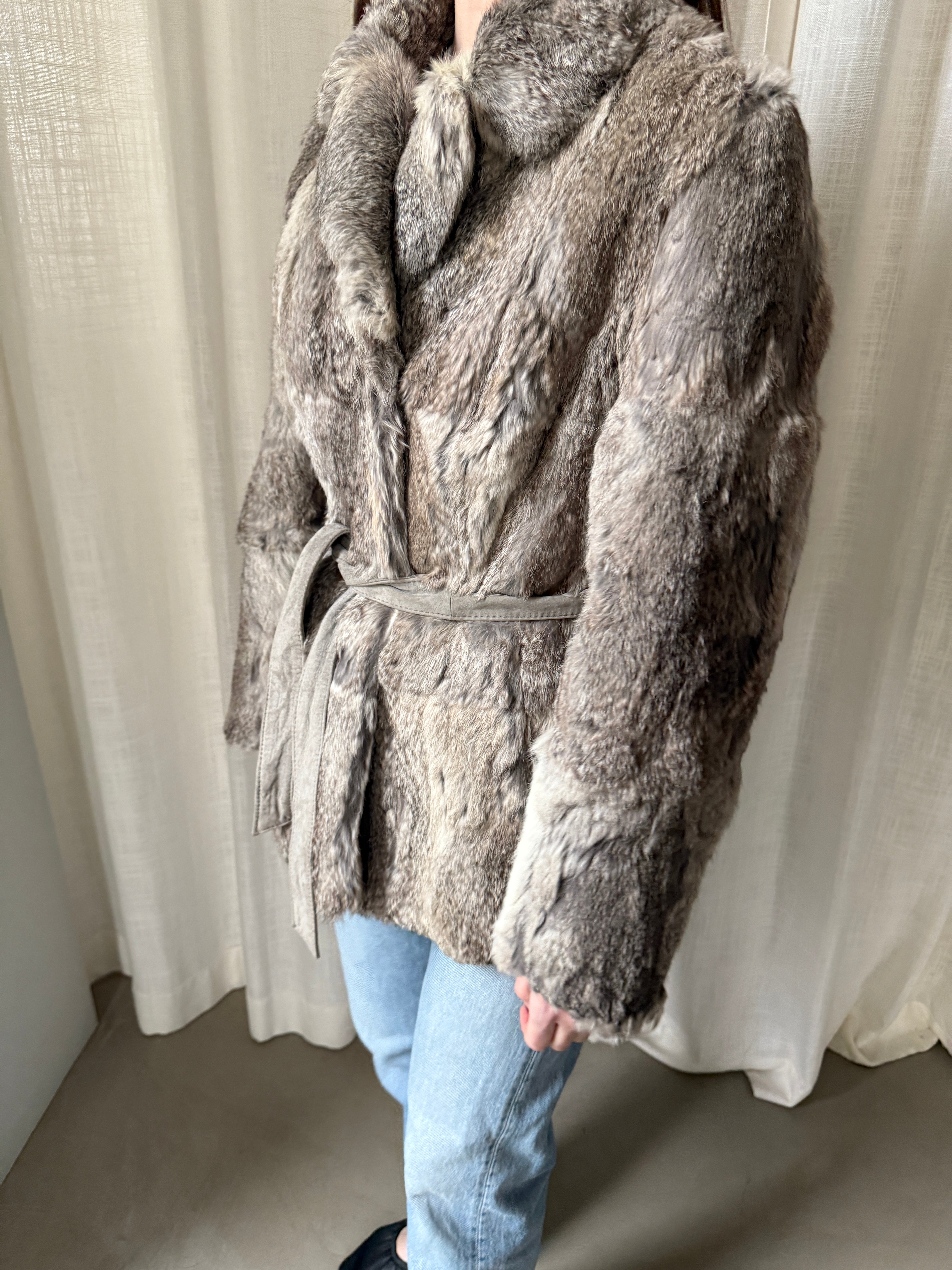 Vintage Grey Fur