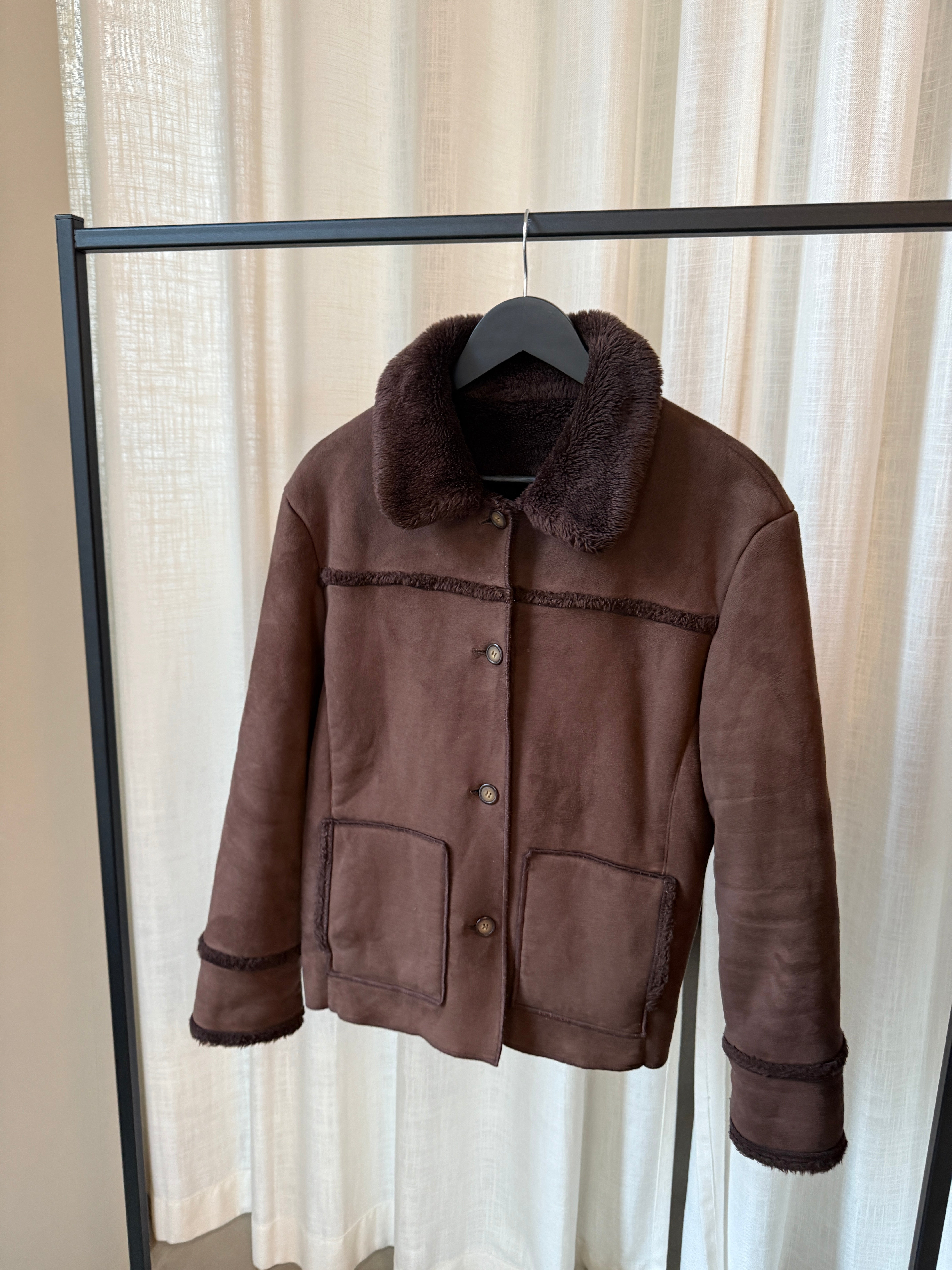 Chocolate Shearling Jacket