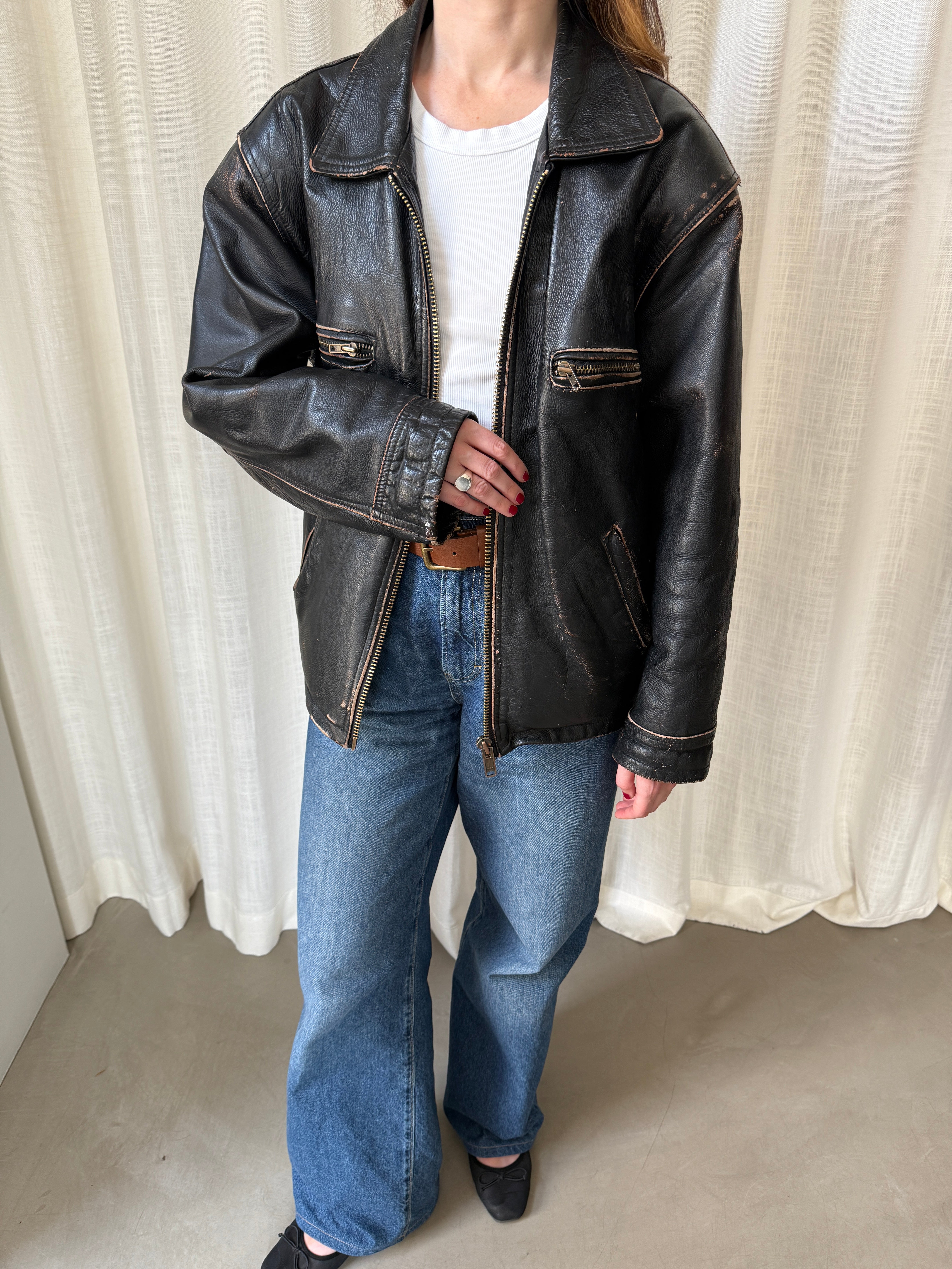 Noir Leather Jacket