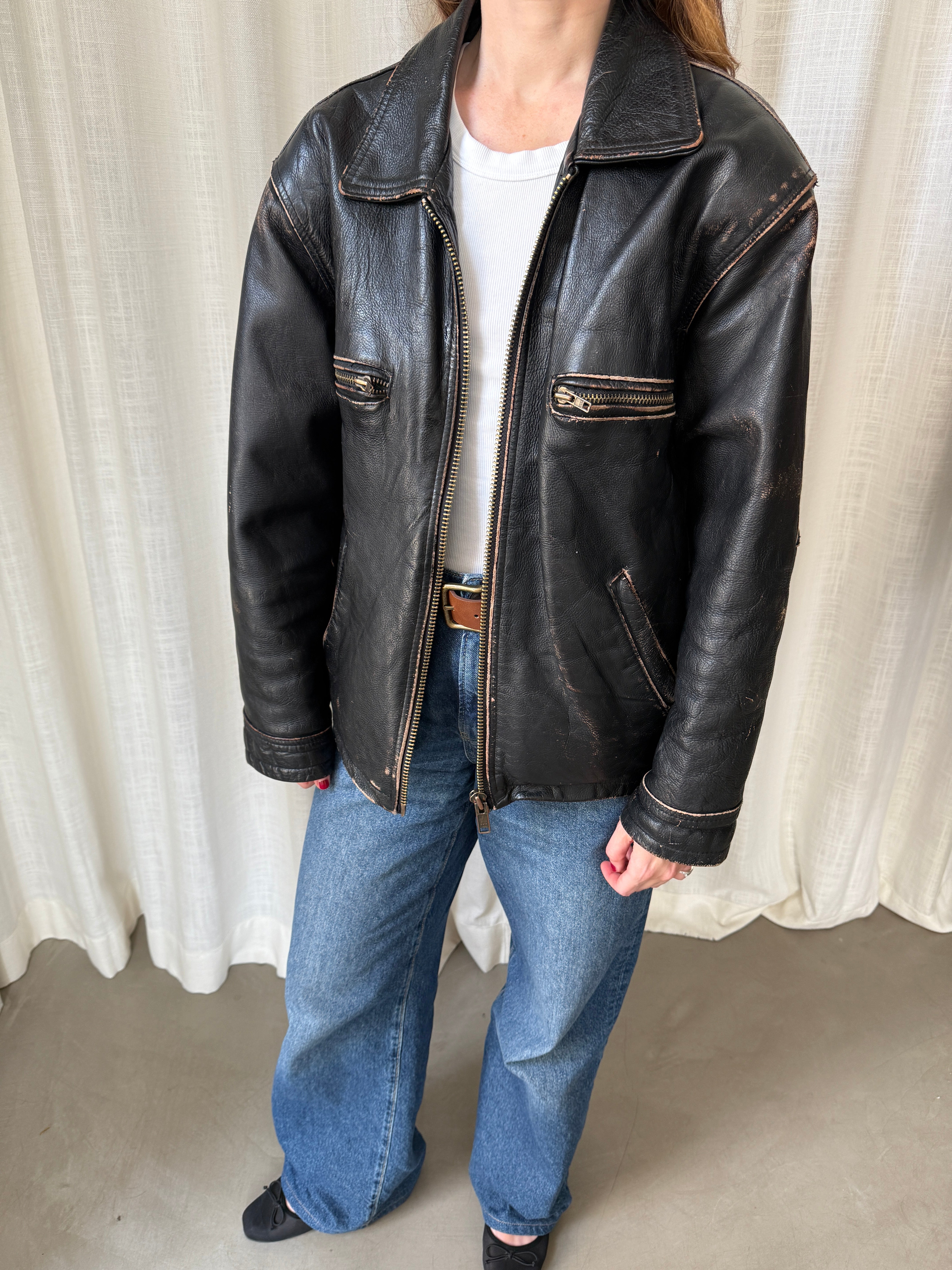 Noir Leather Jacket
