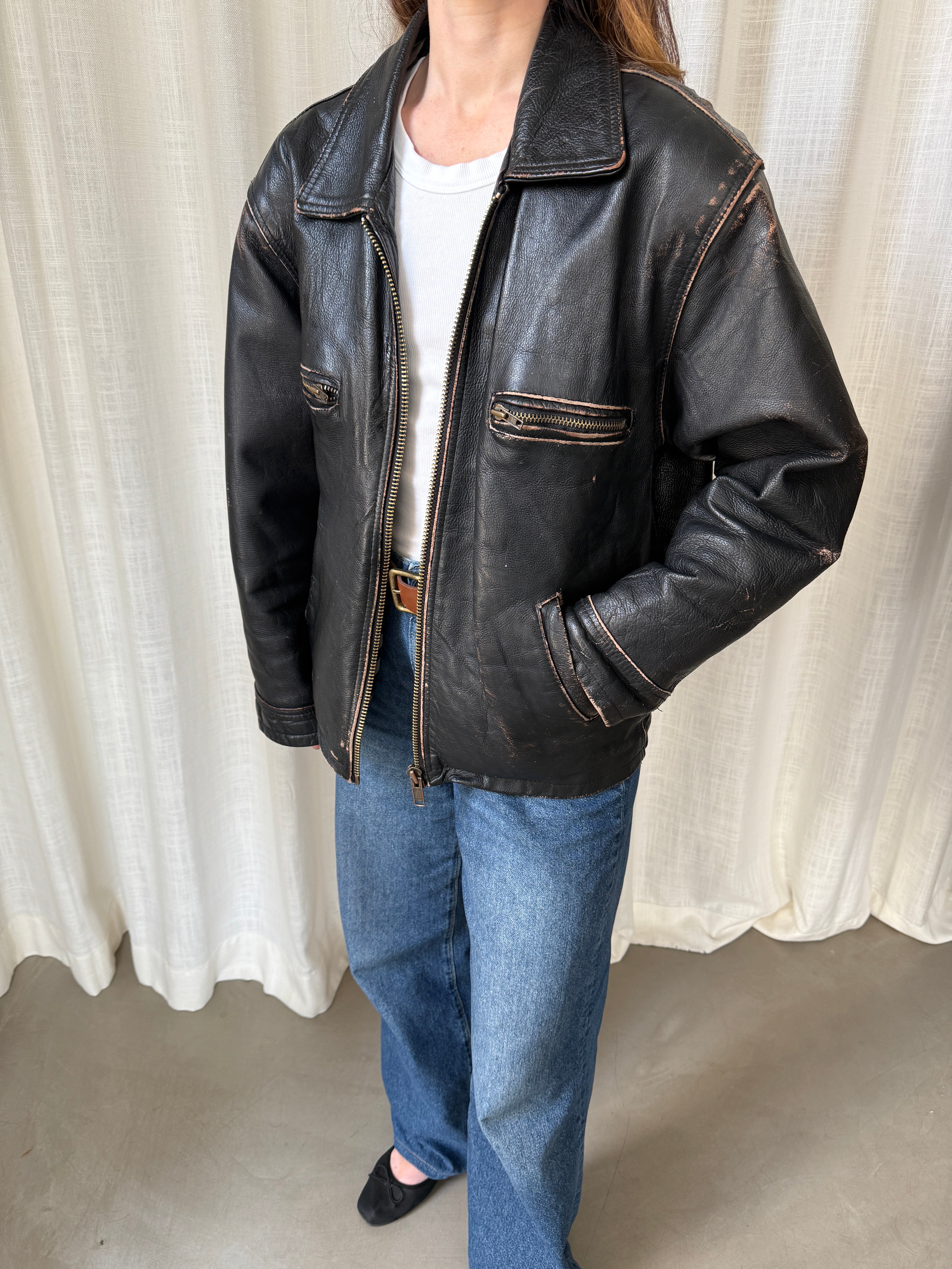 Noir Leather Jacket
