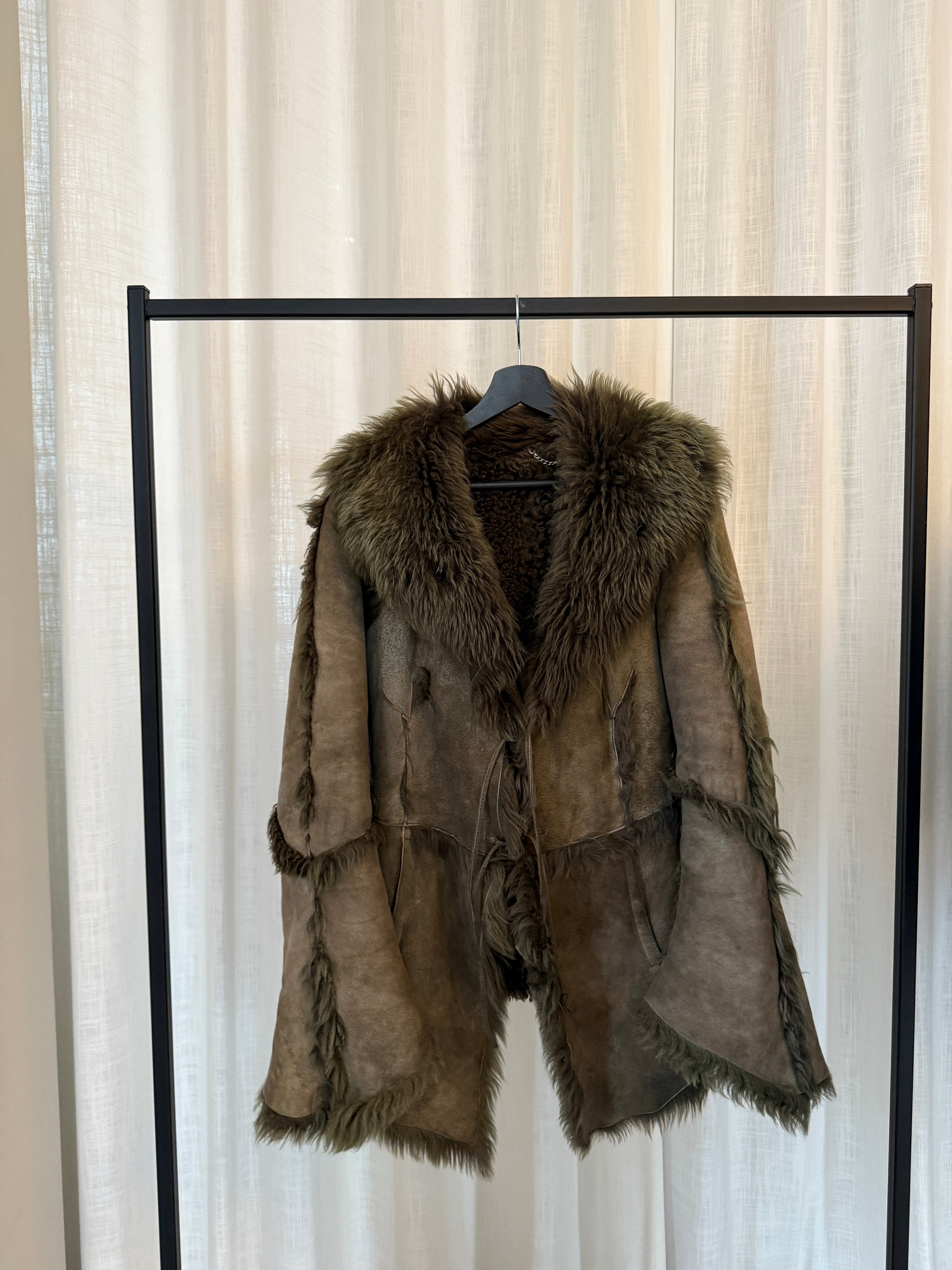 Moss Shearling Jacket