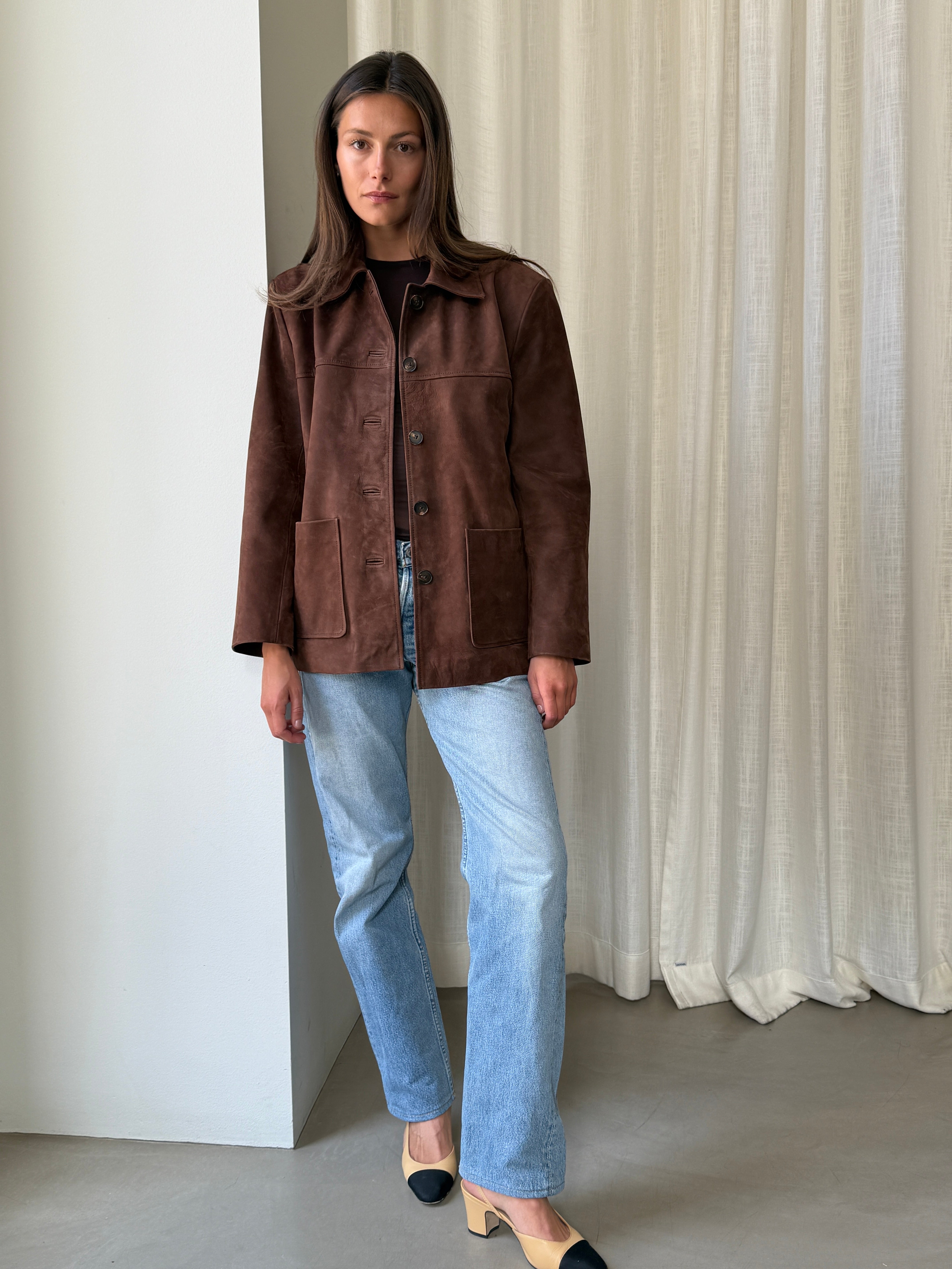 River Brown Suede