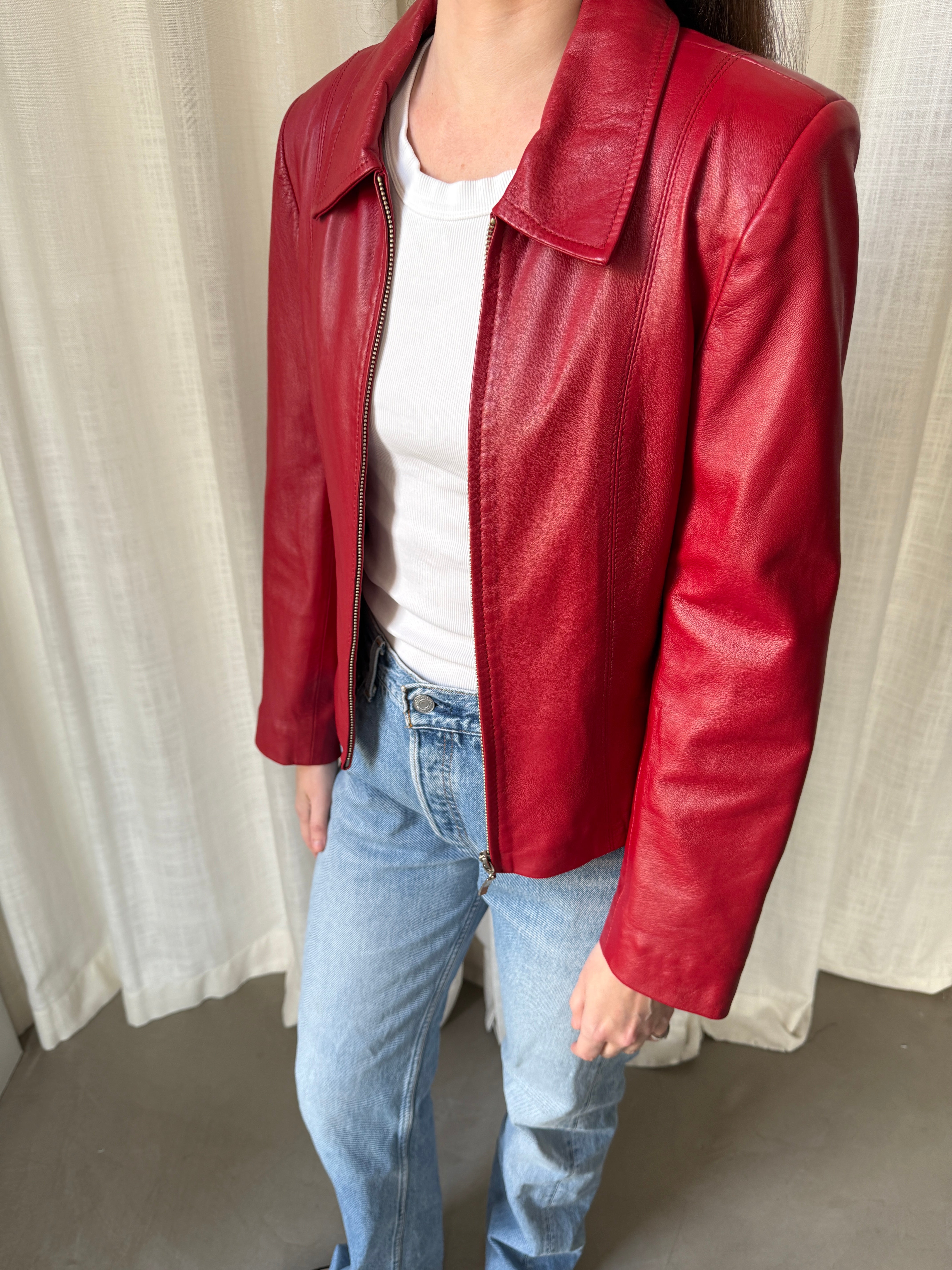 Rouge Leather Jacket