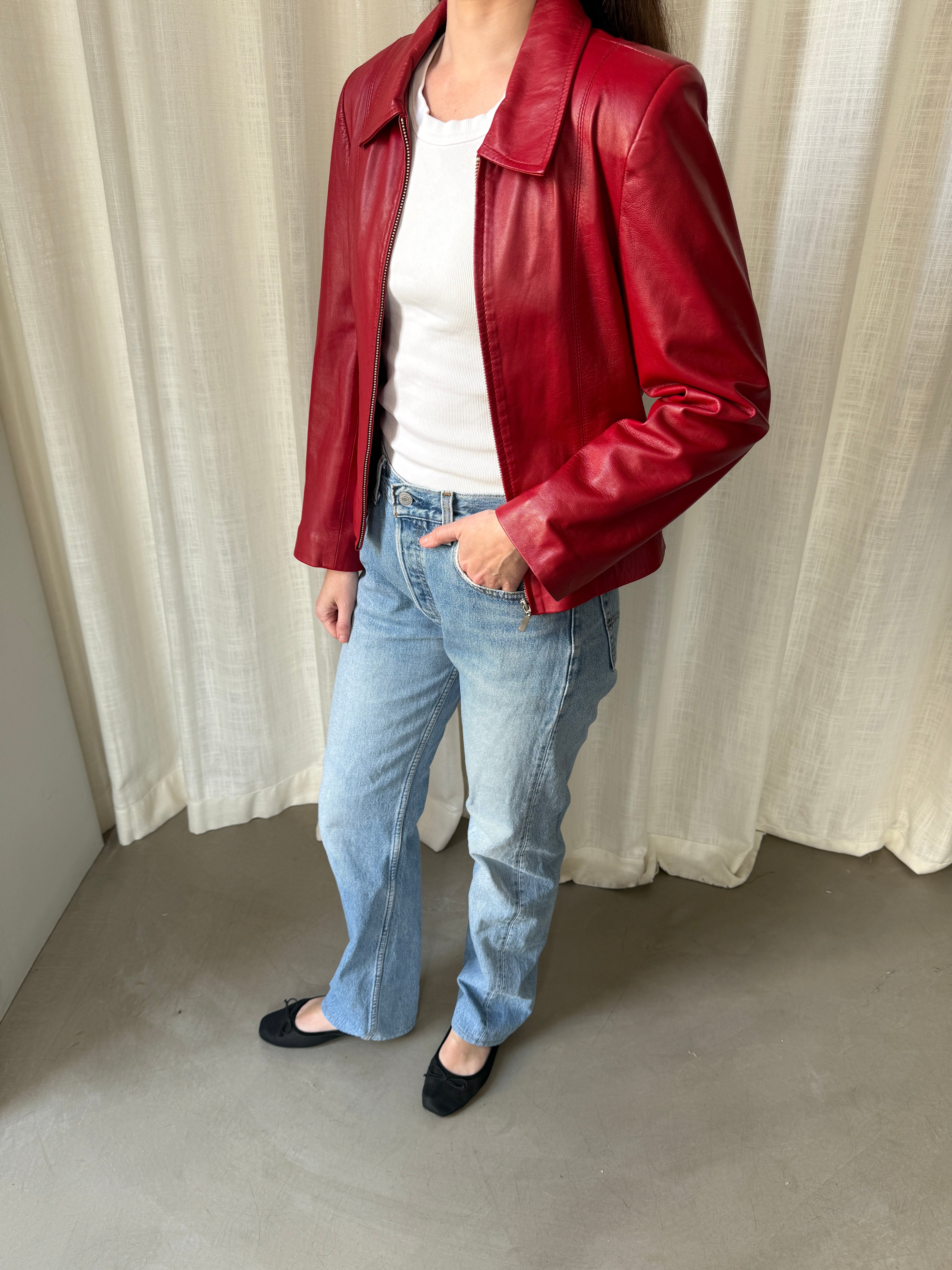 Rouge Leather Jacket
