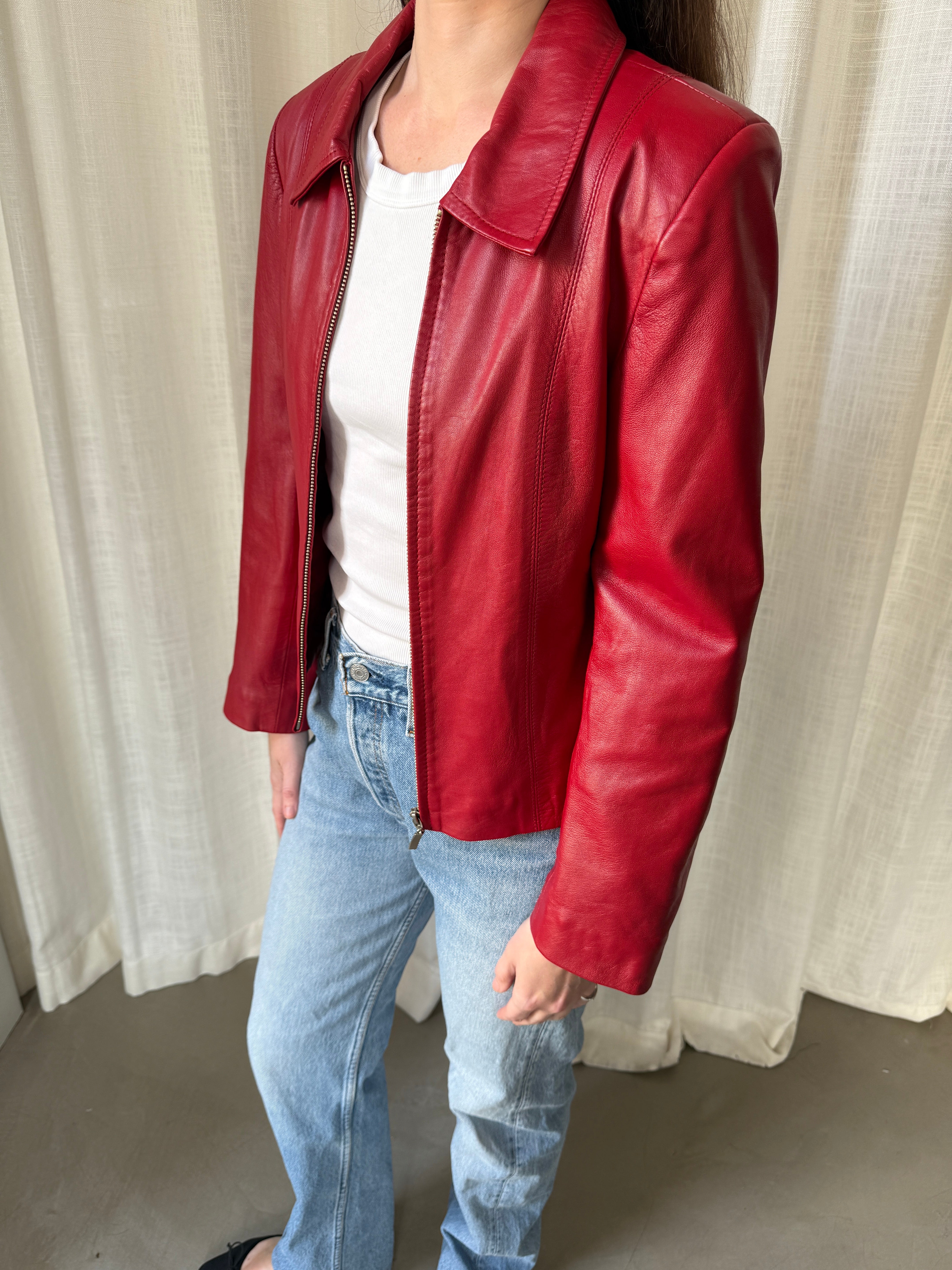 Rouge Leather Jacket