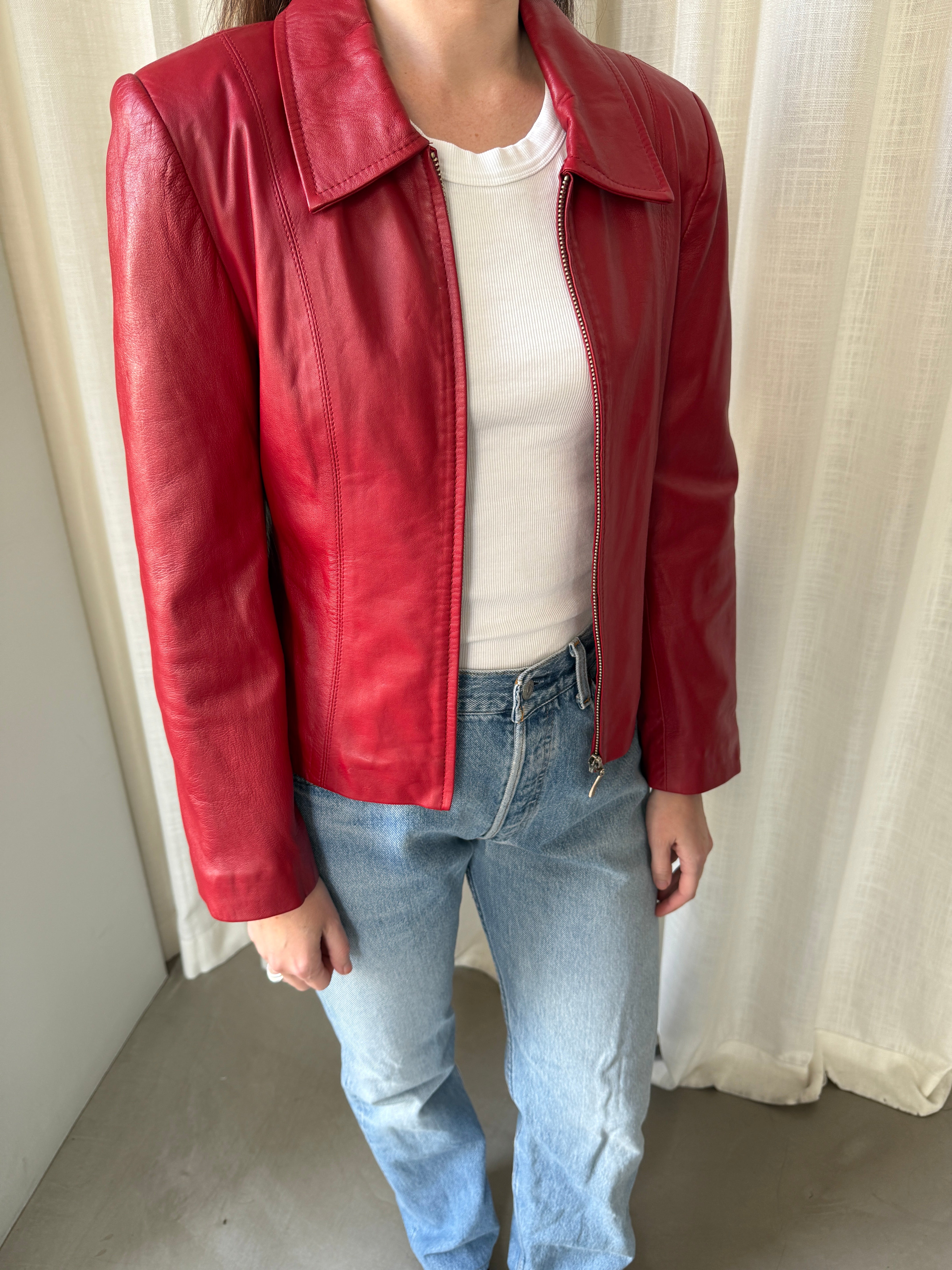 Rouge Leather Jacket