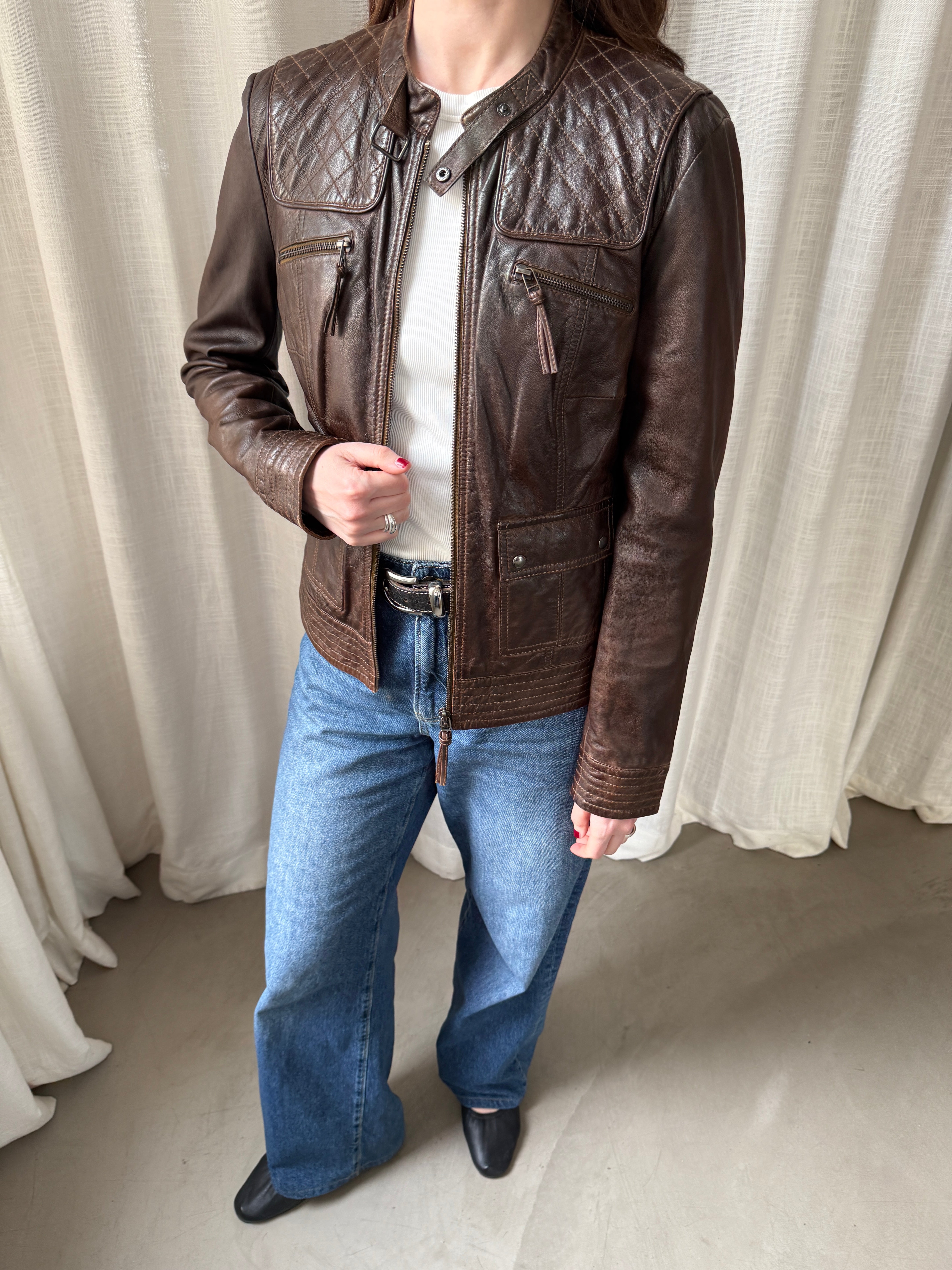 Cocktail Leather Jacket