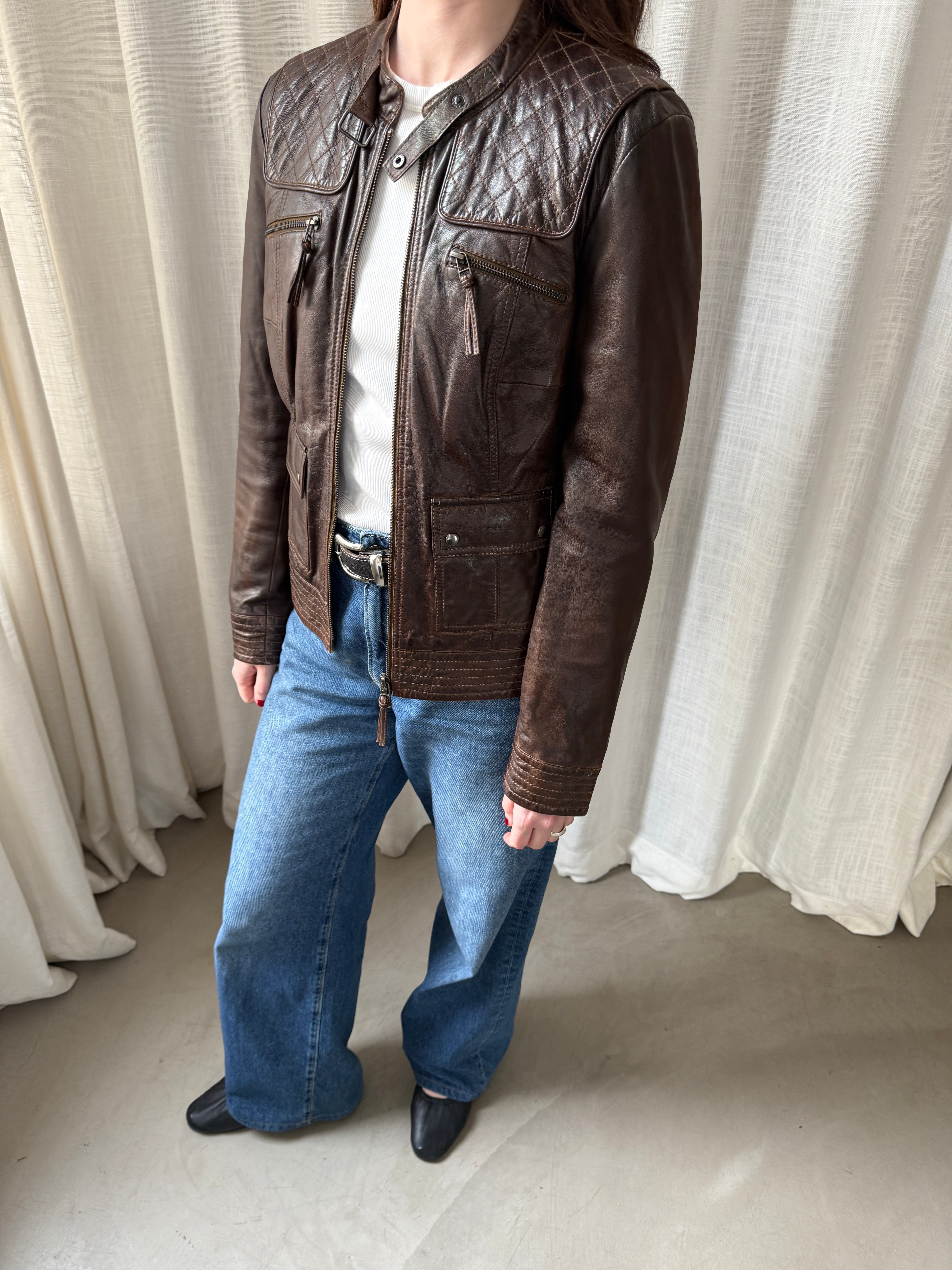 Cocktail Leather Jacket