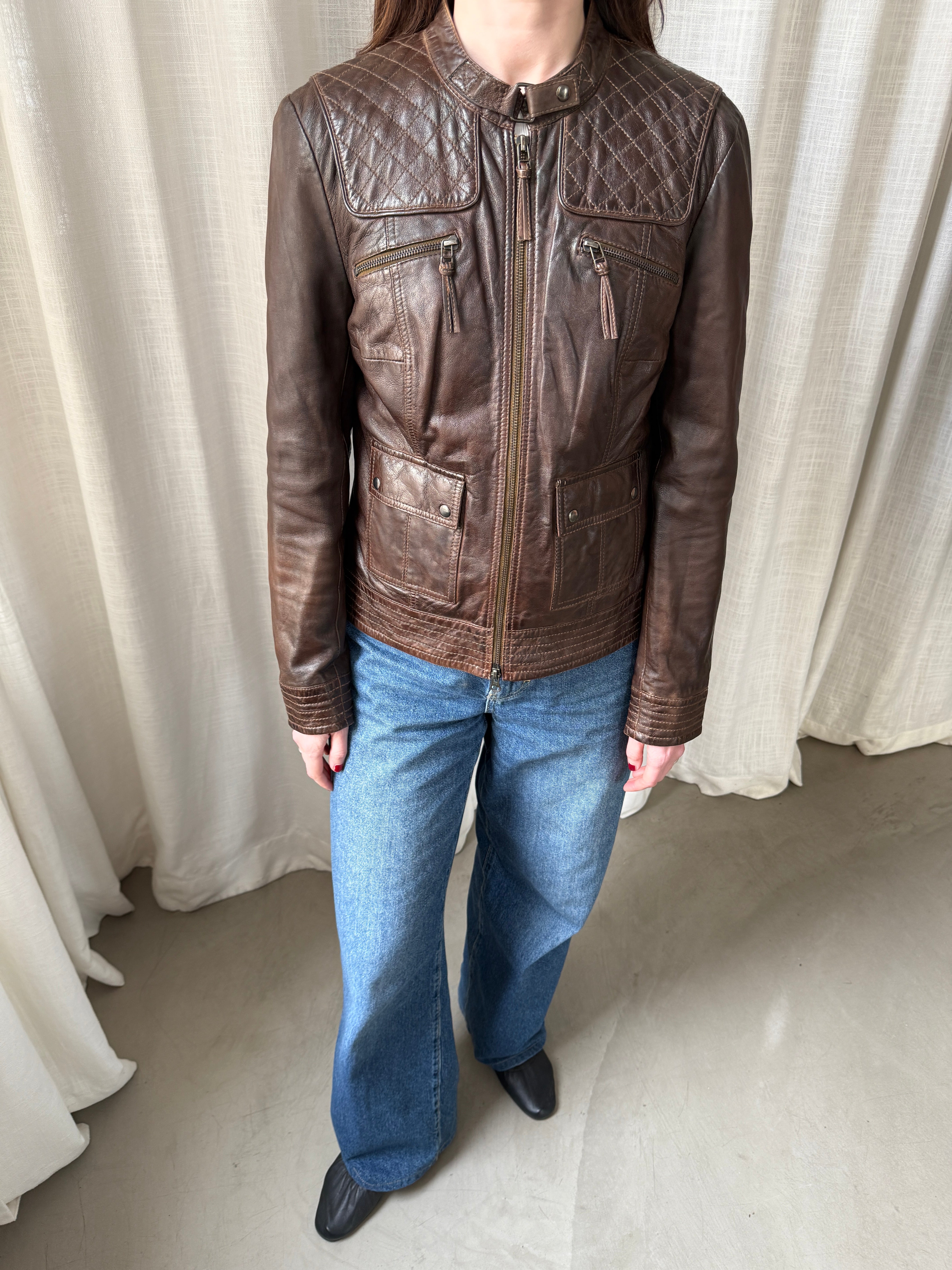 Cocktail Leather Jacket