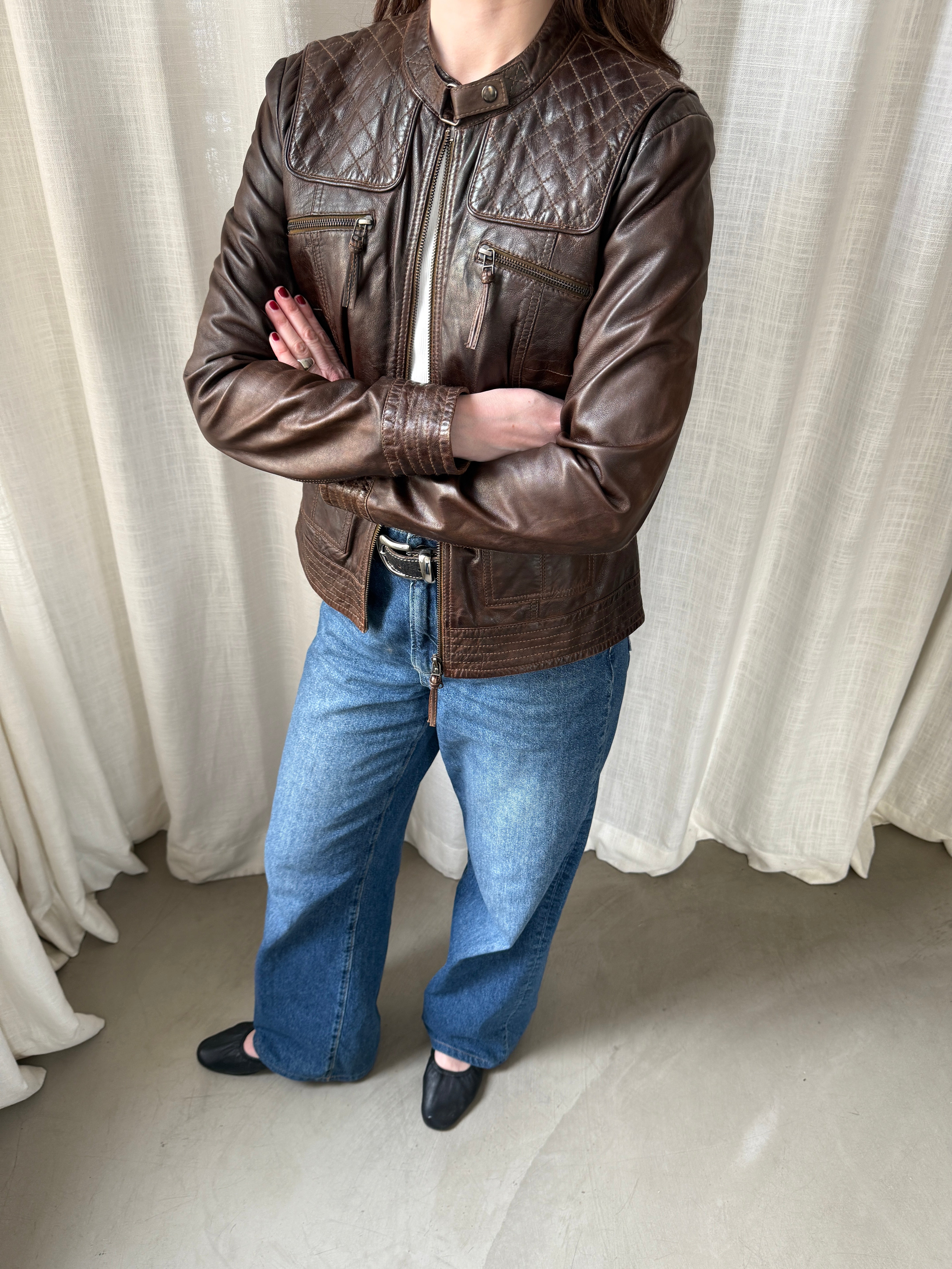 Cocktail Leather Jacket