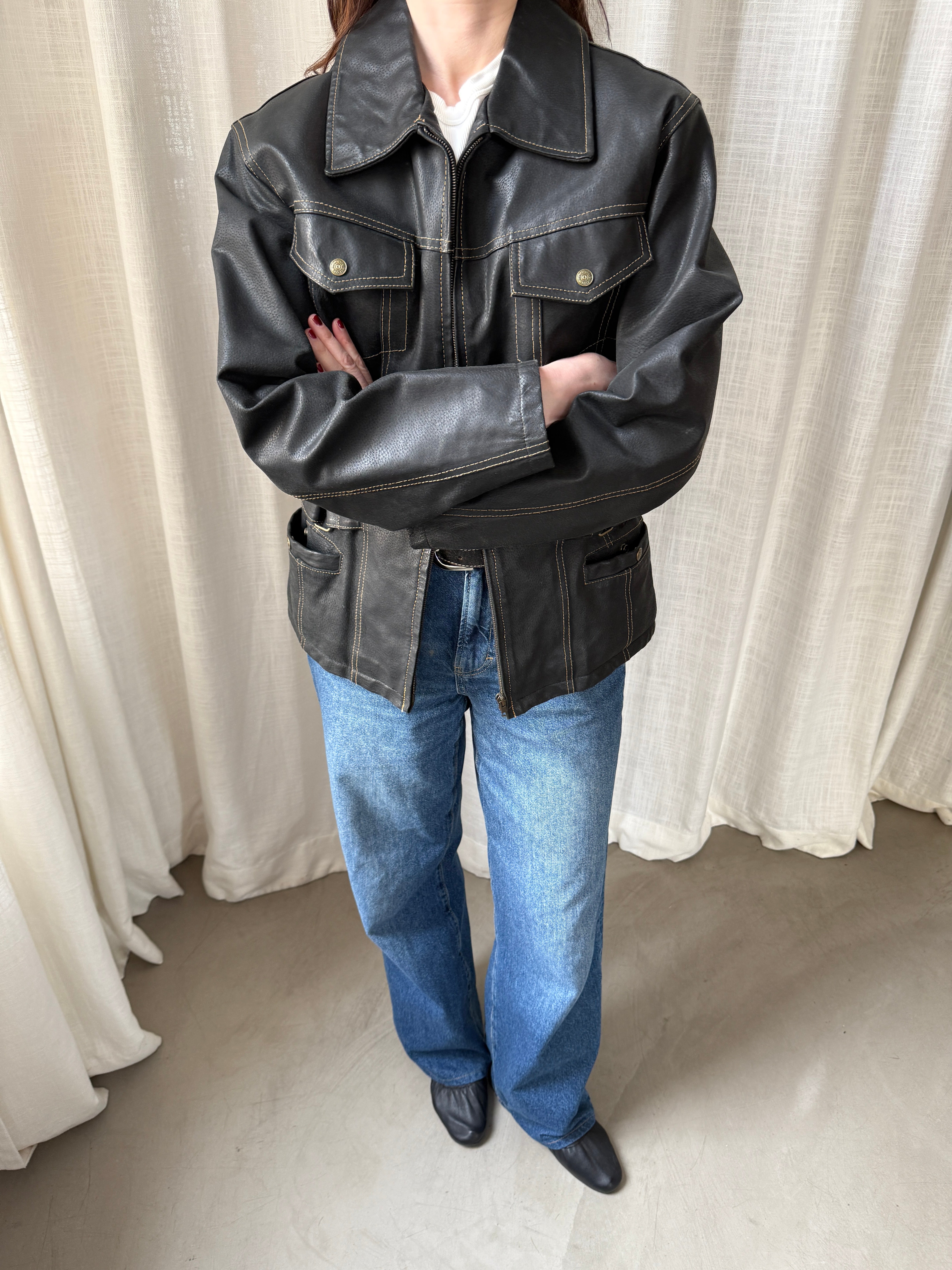 Cona Leather Jacket