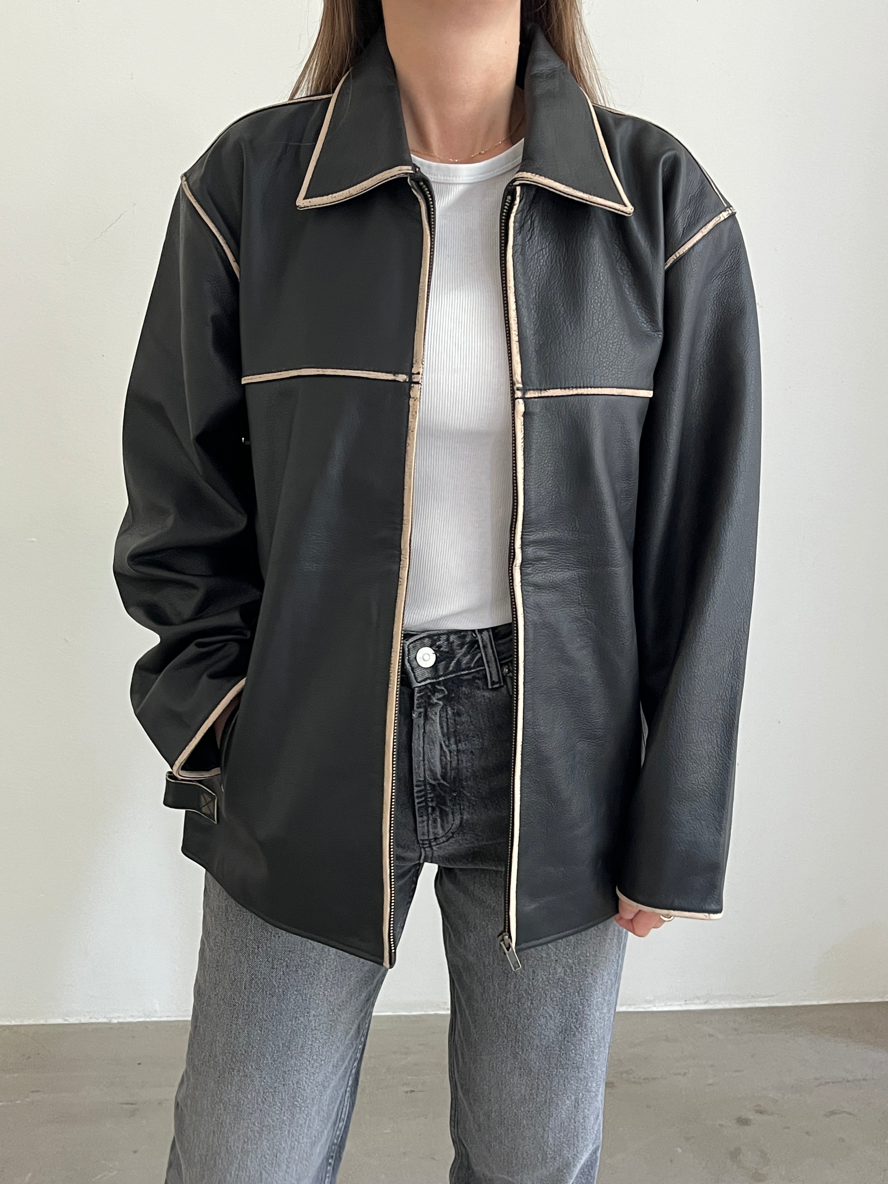 Black Faded Jacket Sample — Fadings