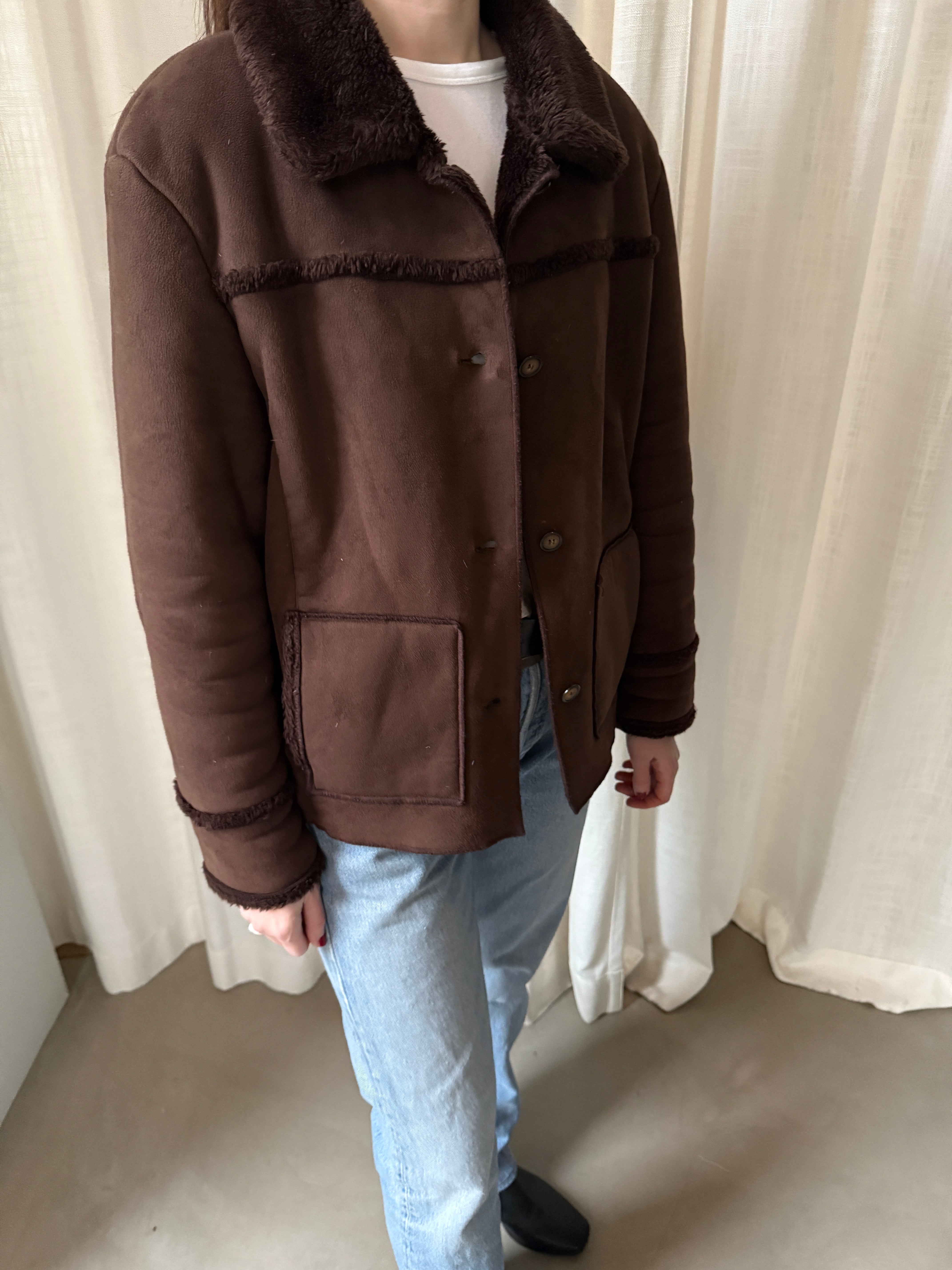 Chocolate Shearling Jacket
