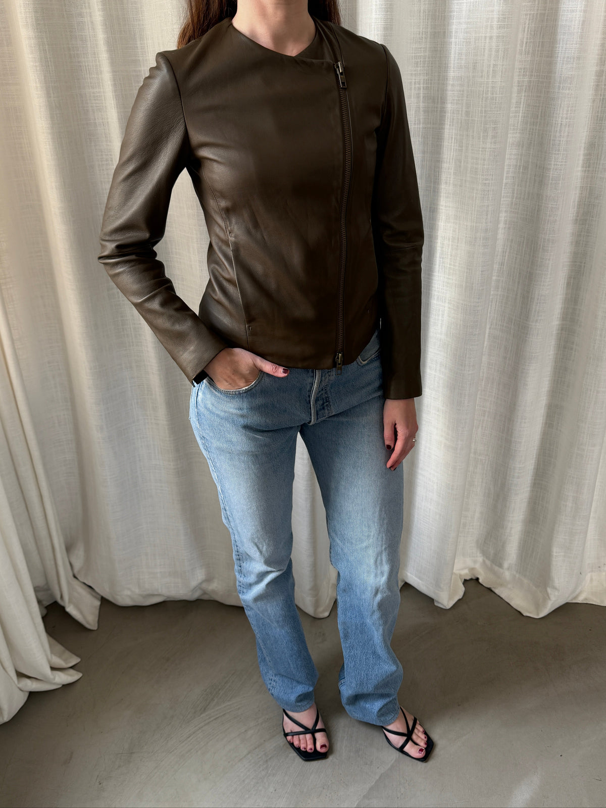 Vince Leather Jacket