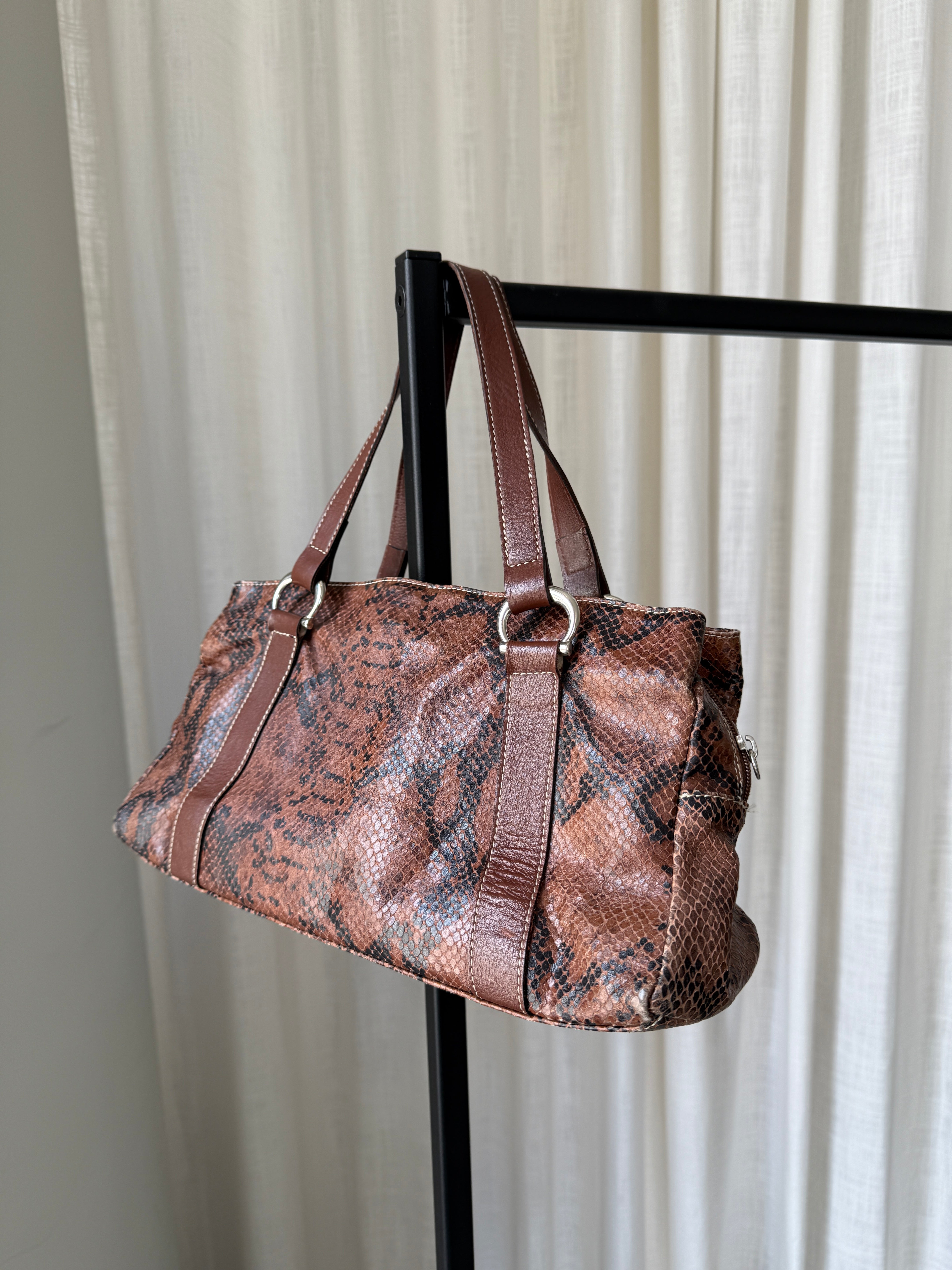 Snake Print Bag