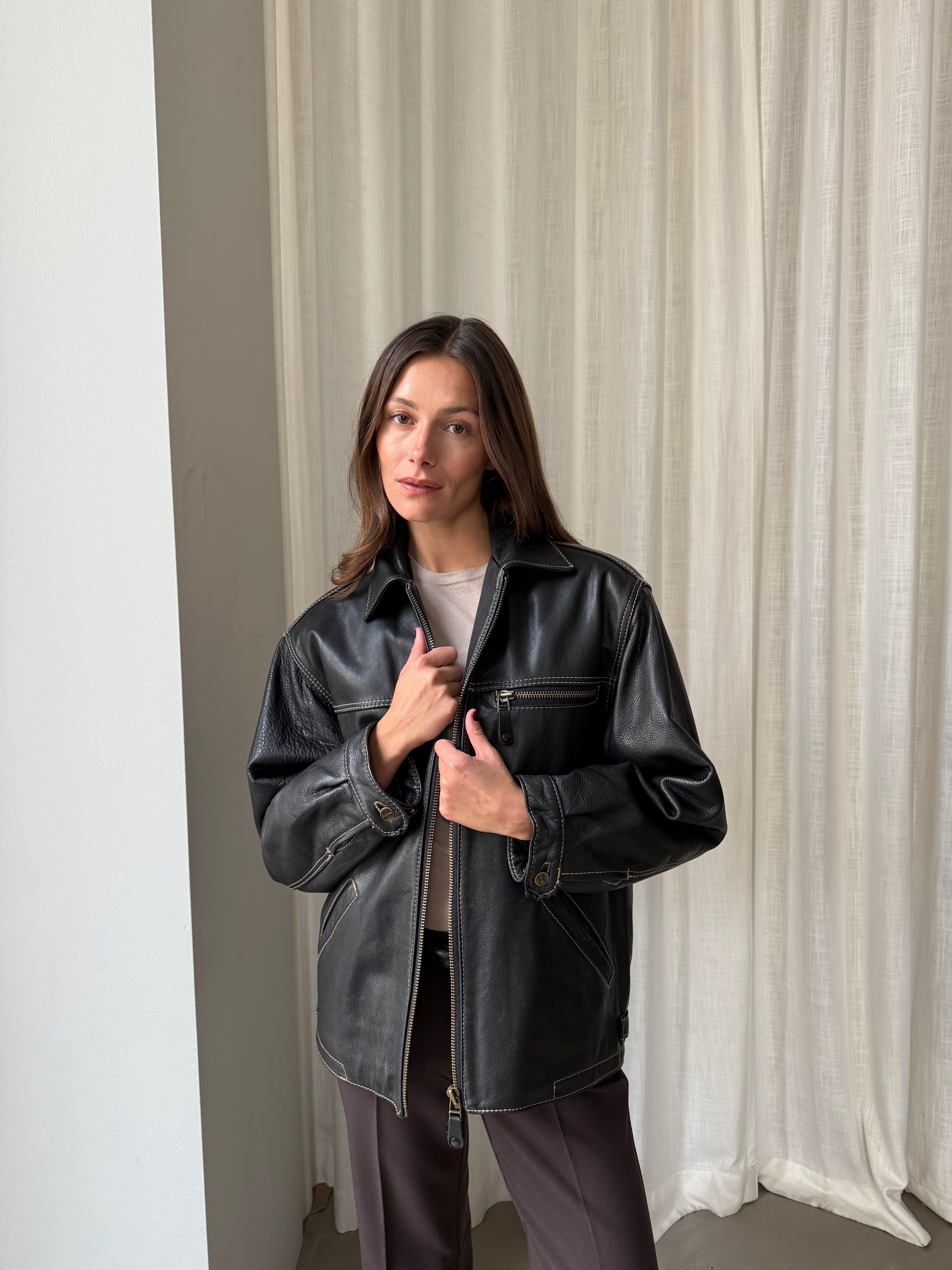 Contrast Vintage Jacket