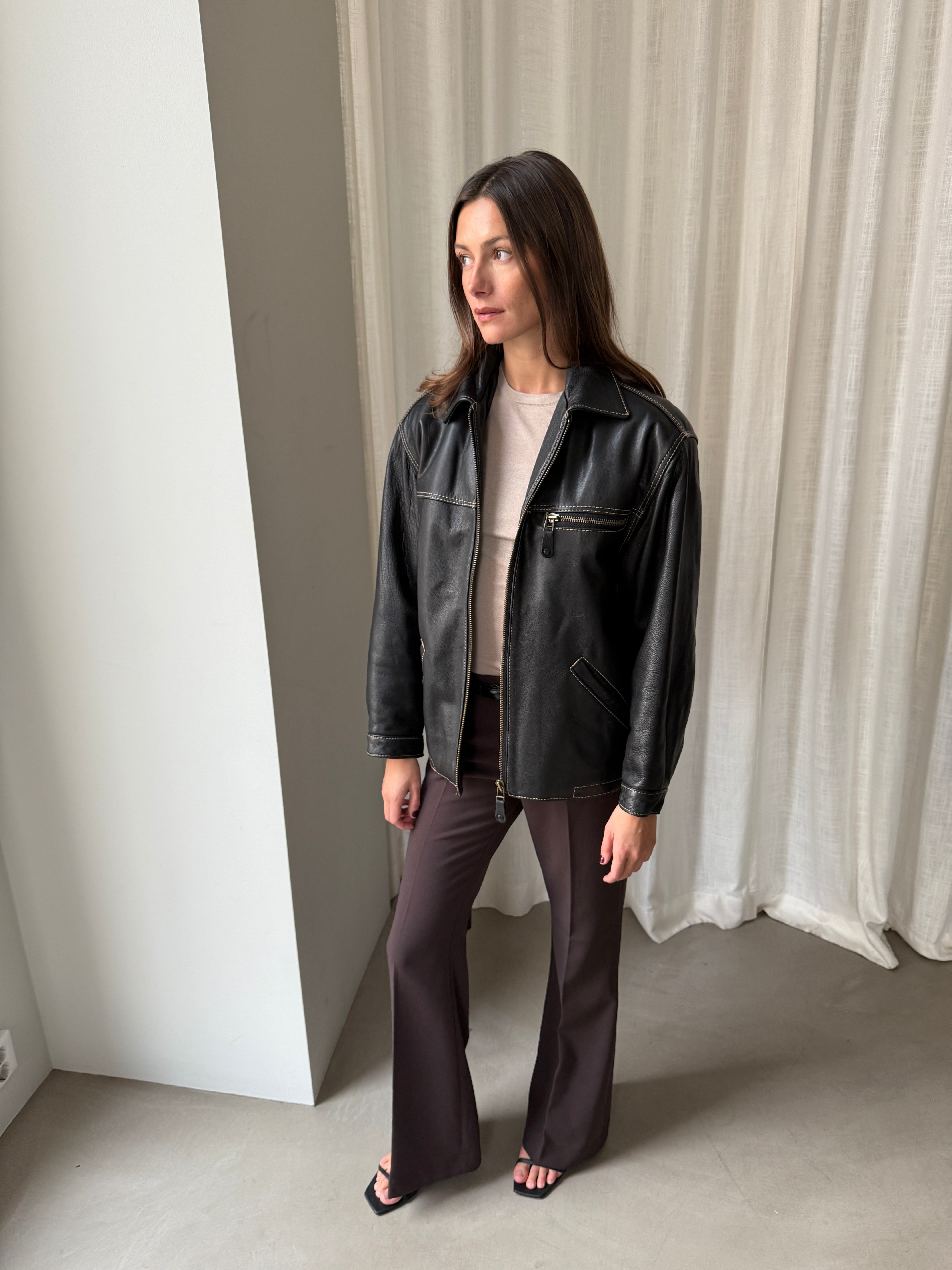 Contrast Vintage Jacket
