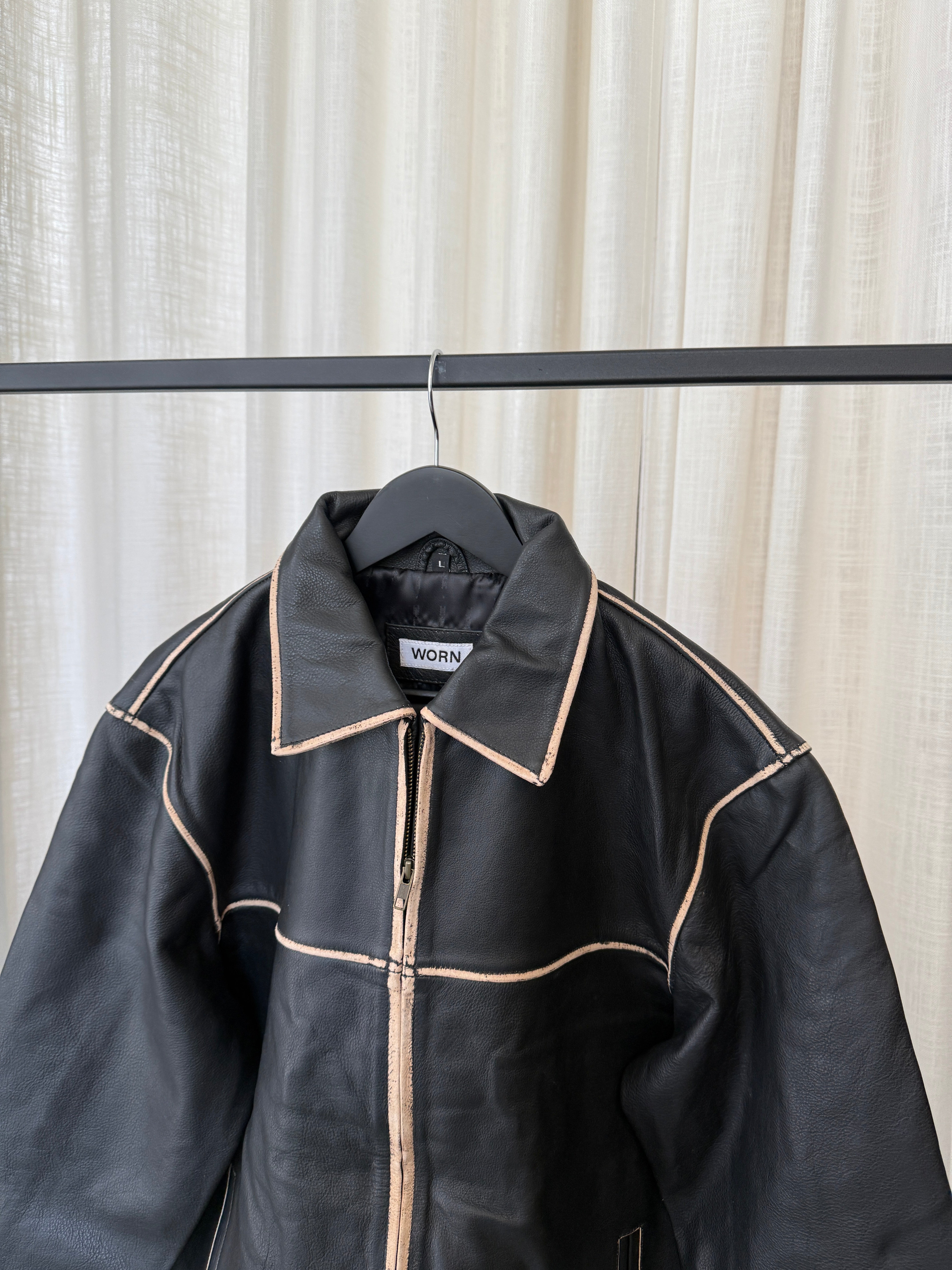 Black Faded Jacket Sample — Fadings