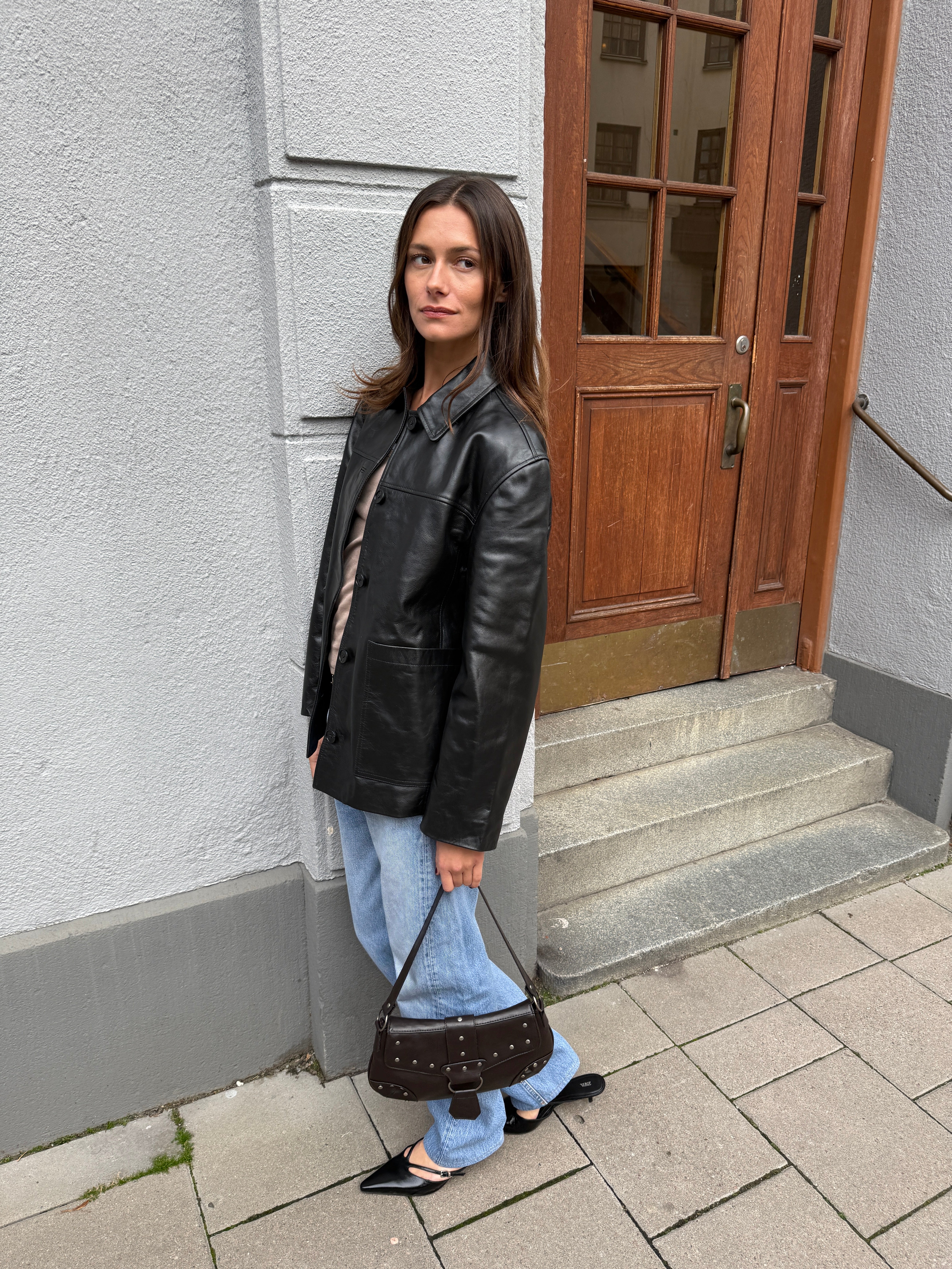 Brown Flap Bag