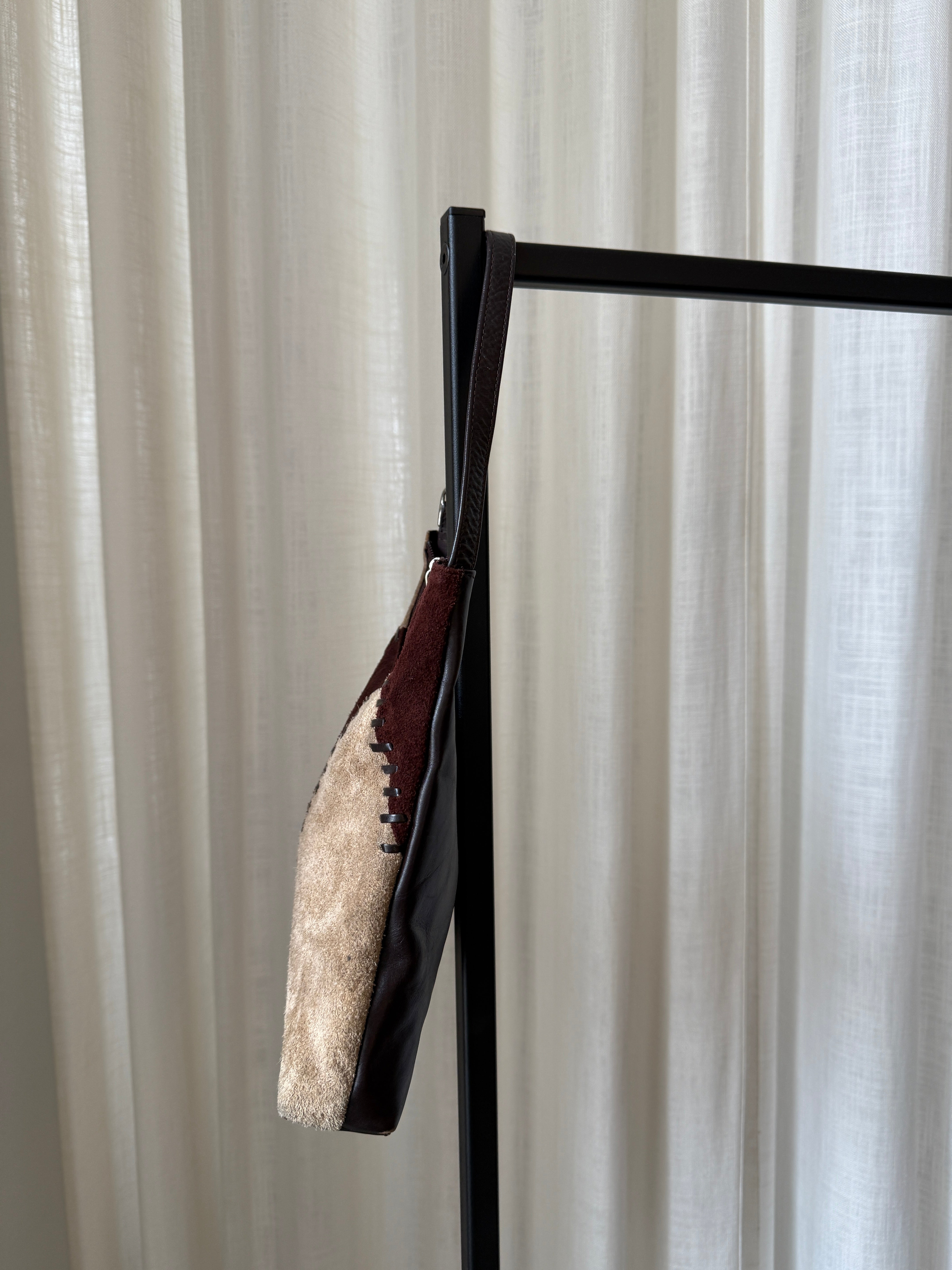 Suede Contrast Bag