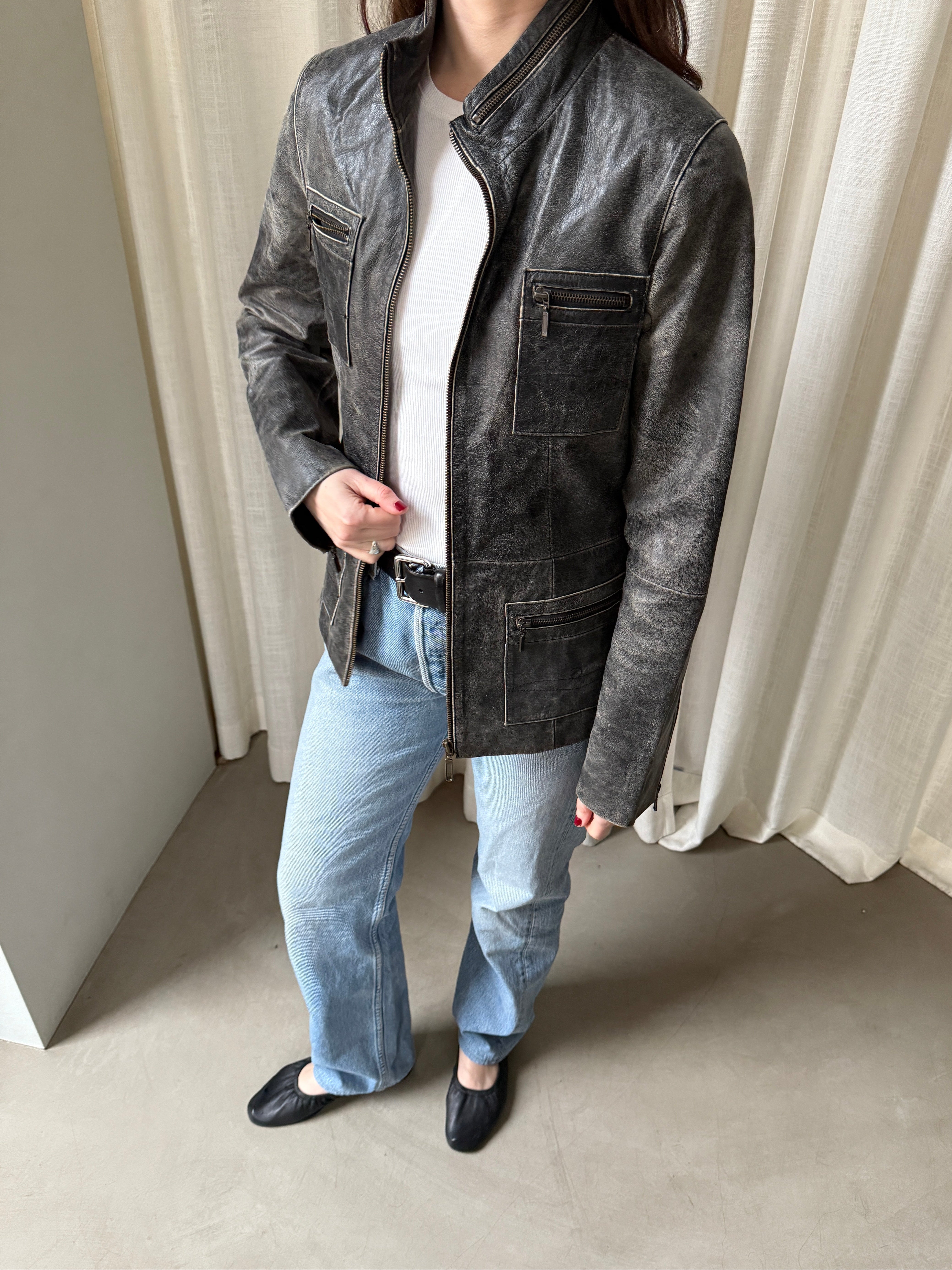 Moda Distressed Jacket