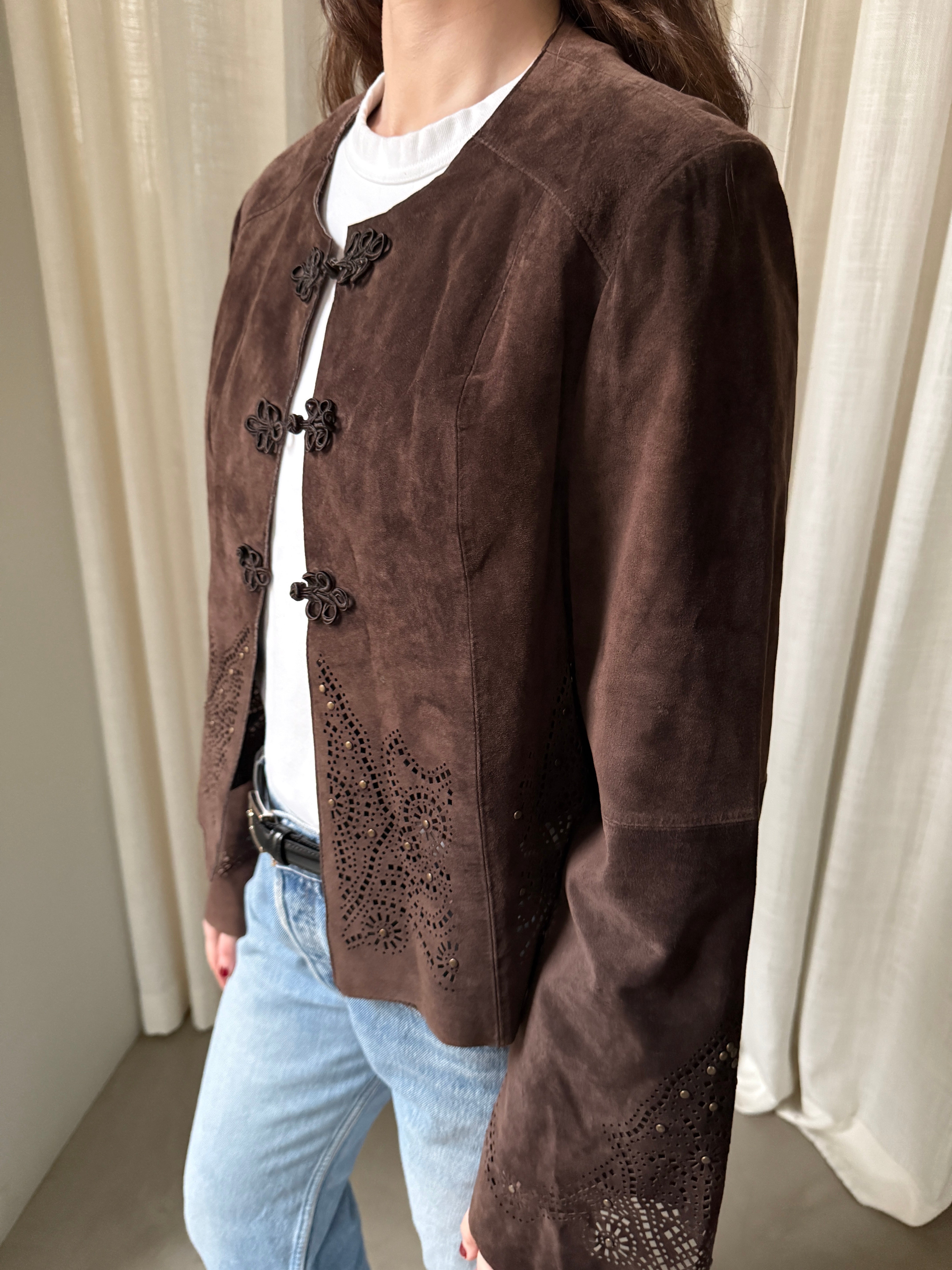 Front Suede Jacket