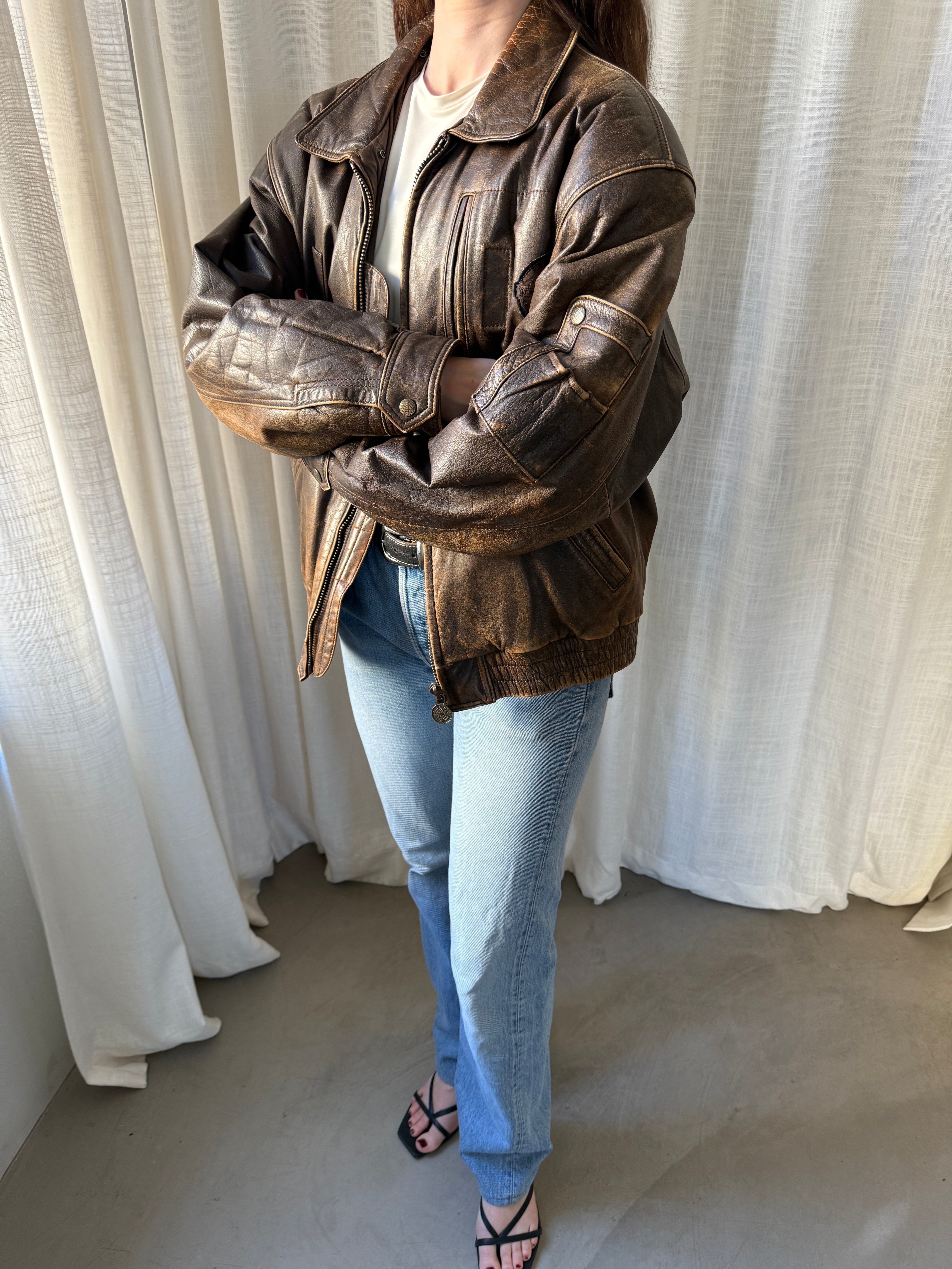 Brown Bomber Jacket