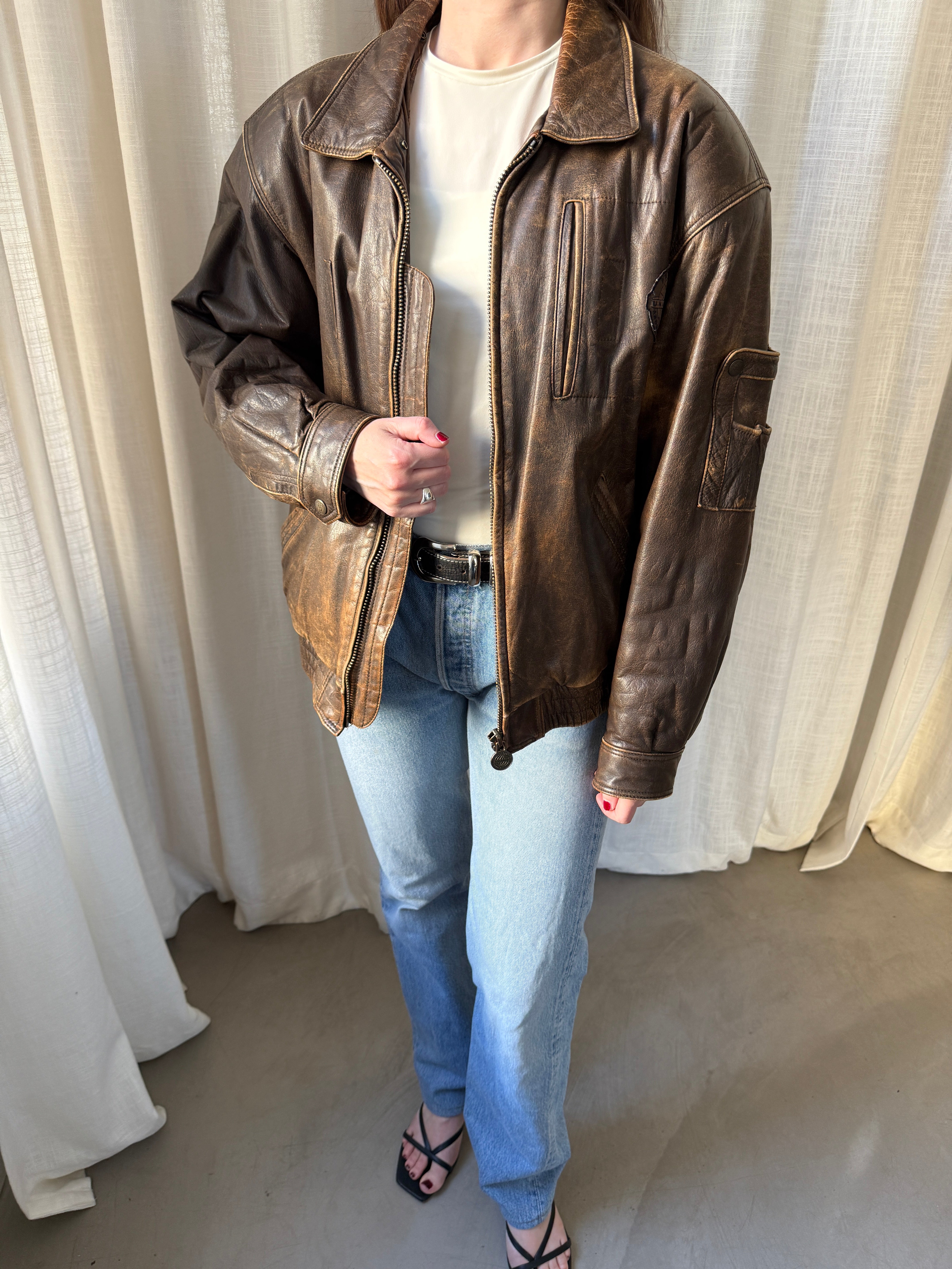 Brown Bomber Jacket