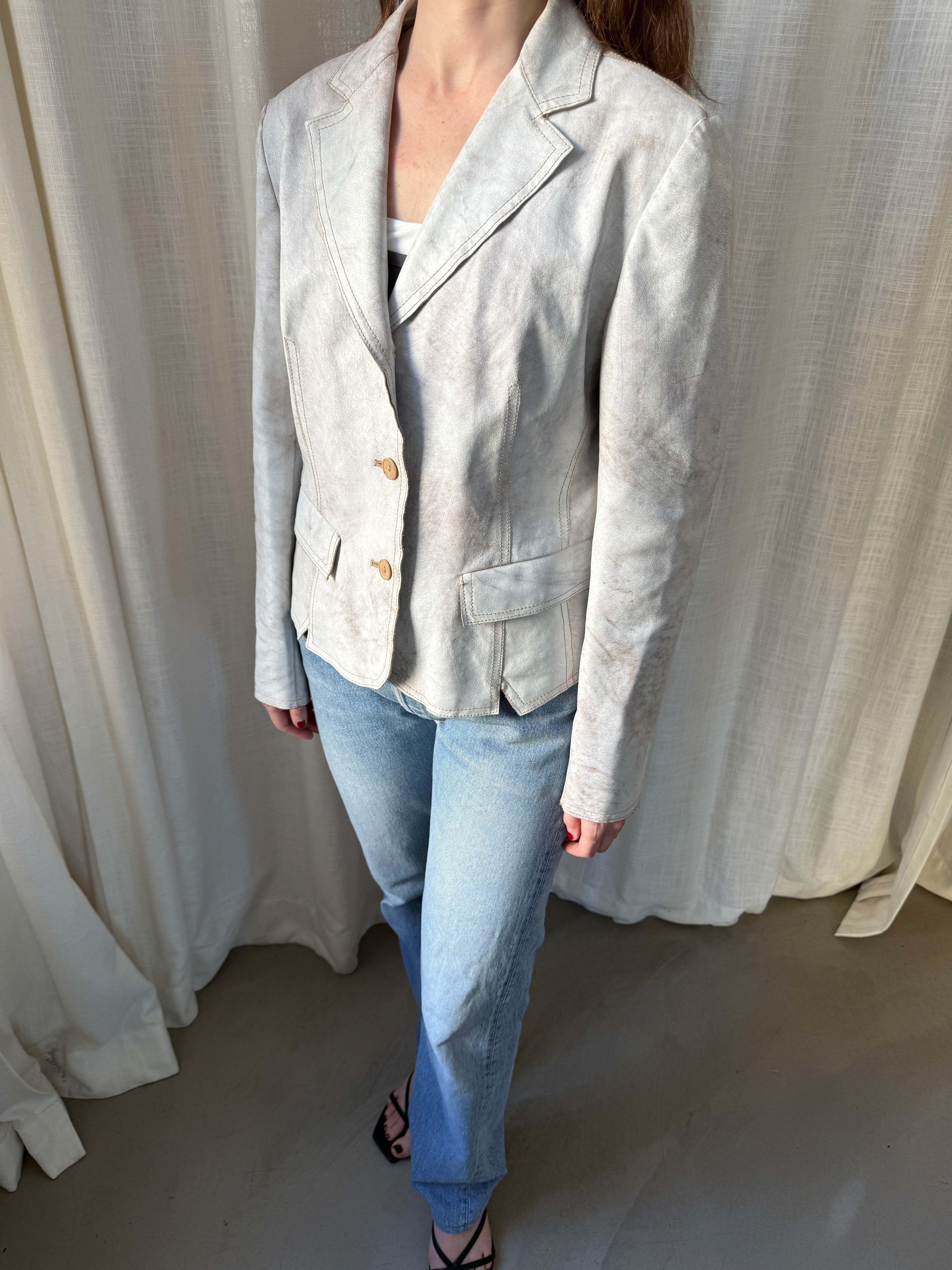 Gallotti Leather Blazer