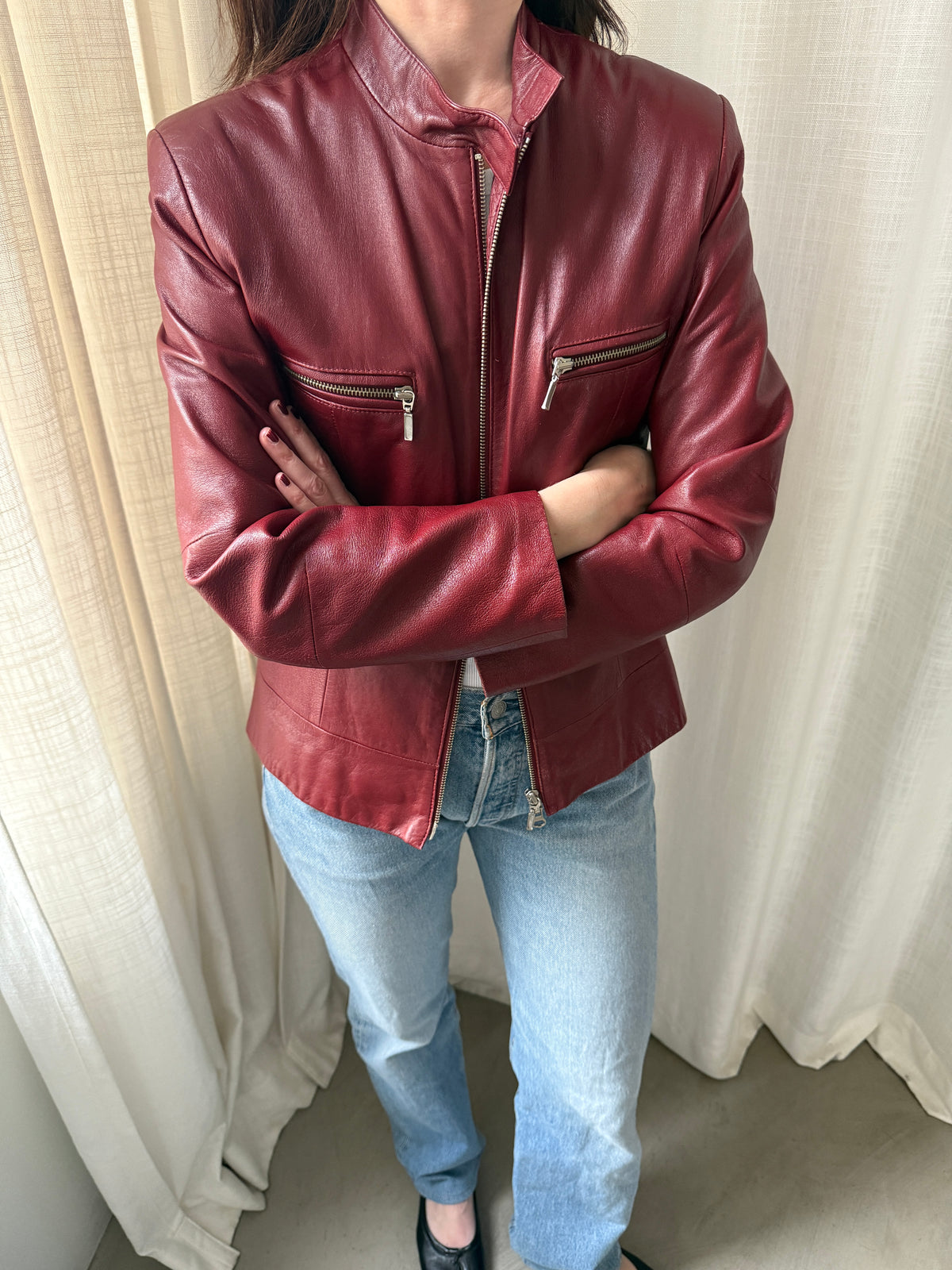 Rock n' Blue Leather Jacket