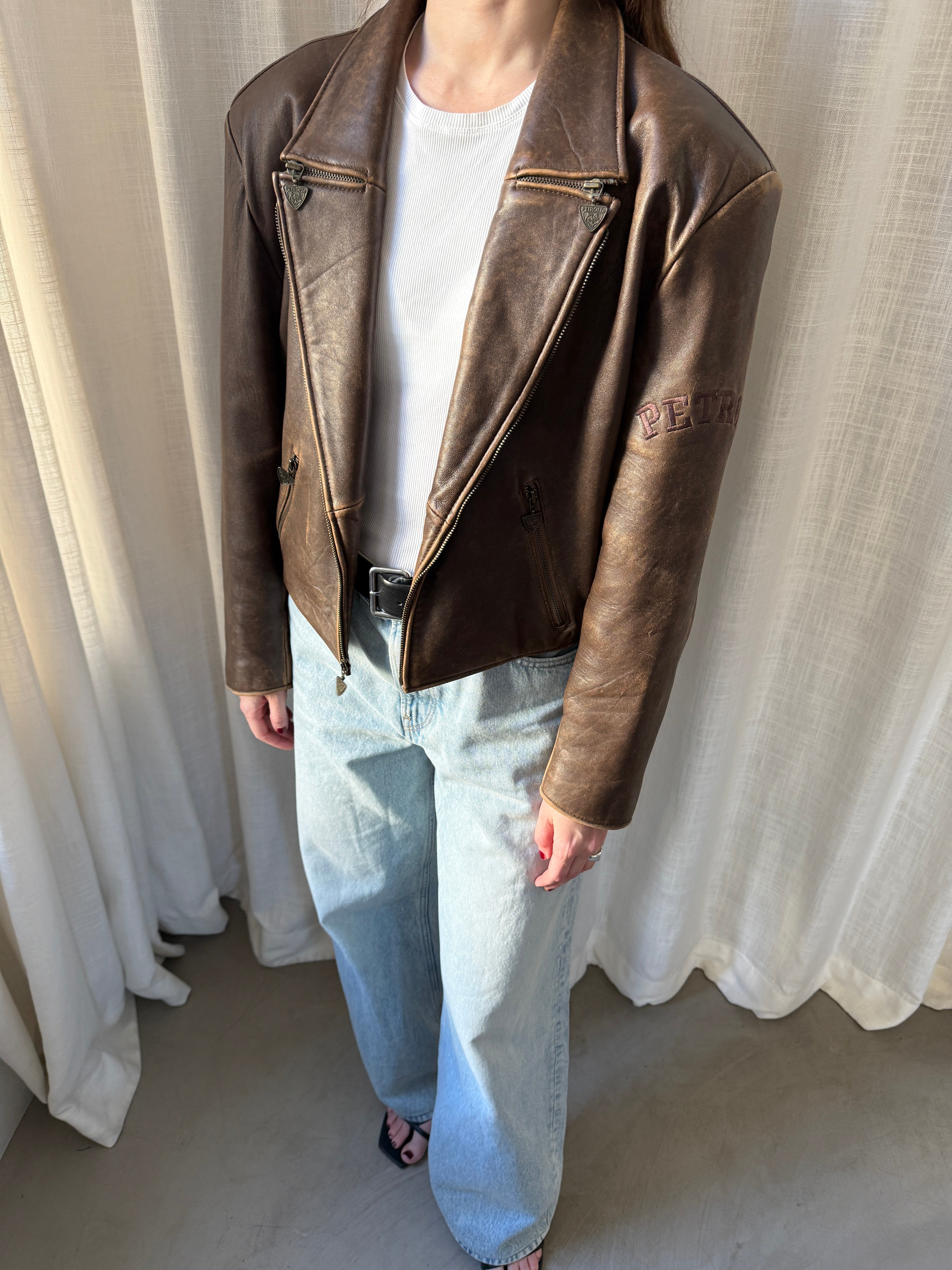 Biker Brown Jacket