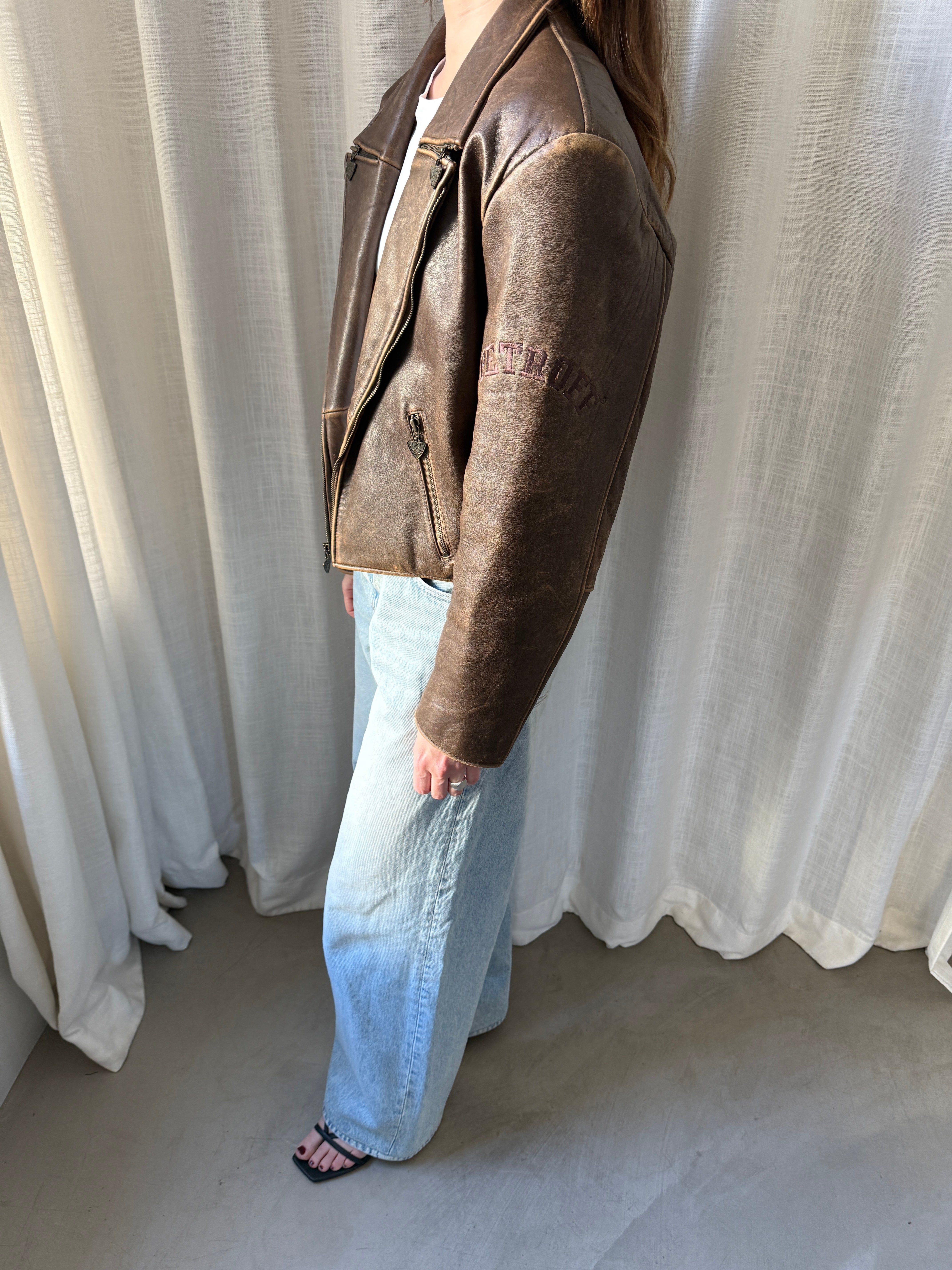 Biker Brown Jacket