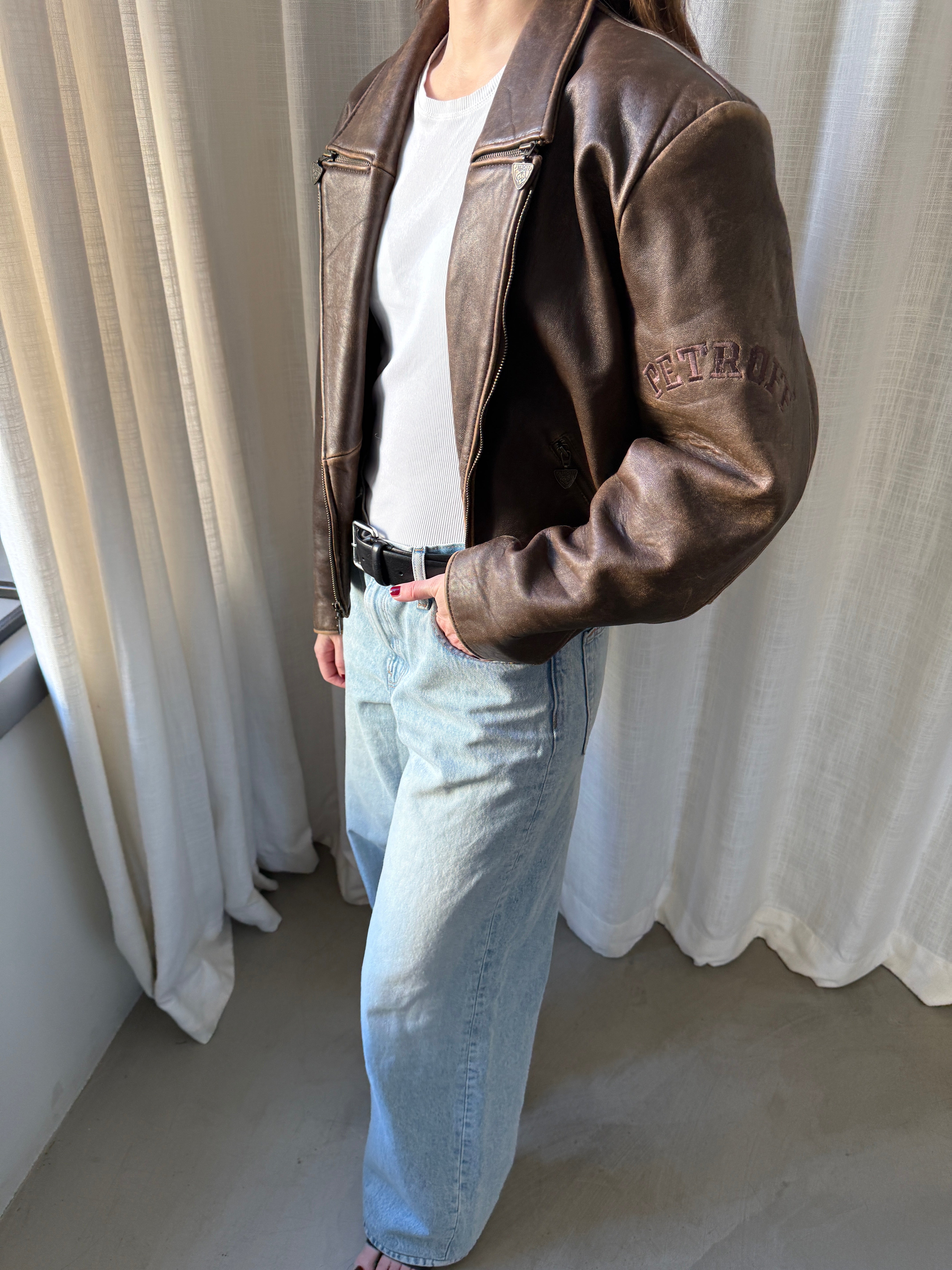 Biker Brown Jacket