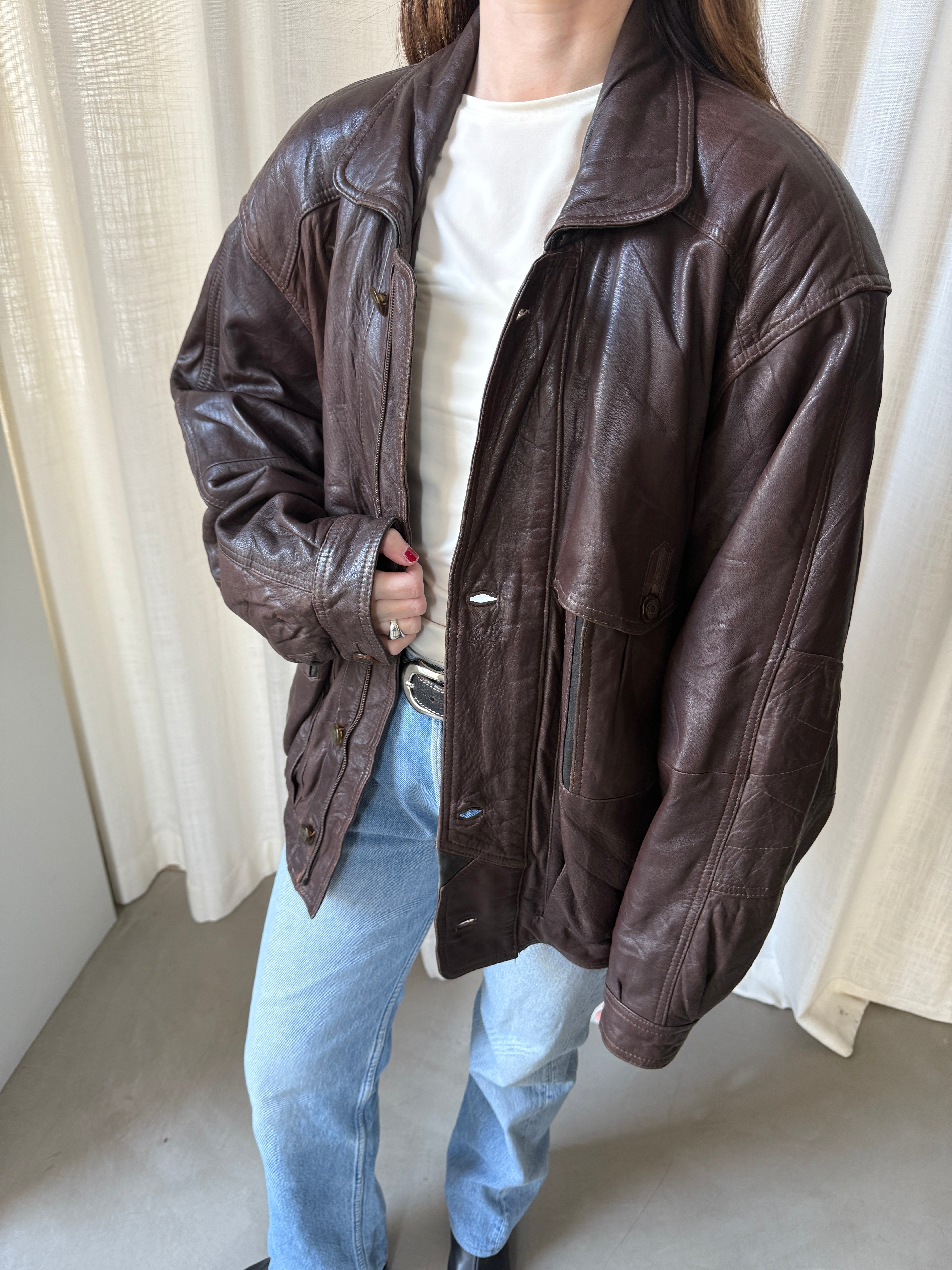 Brown Bomber Jacket