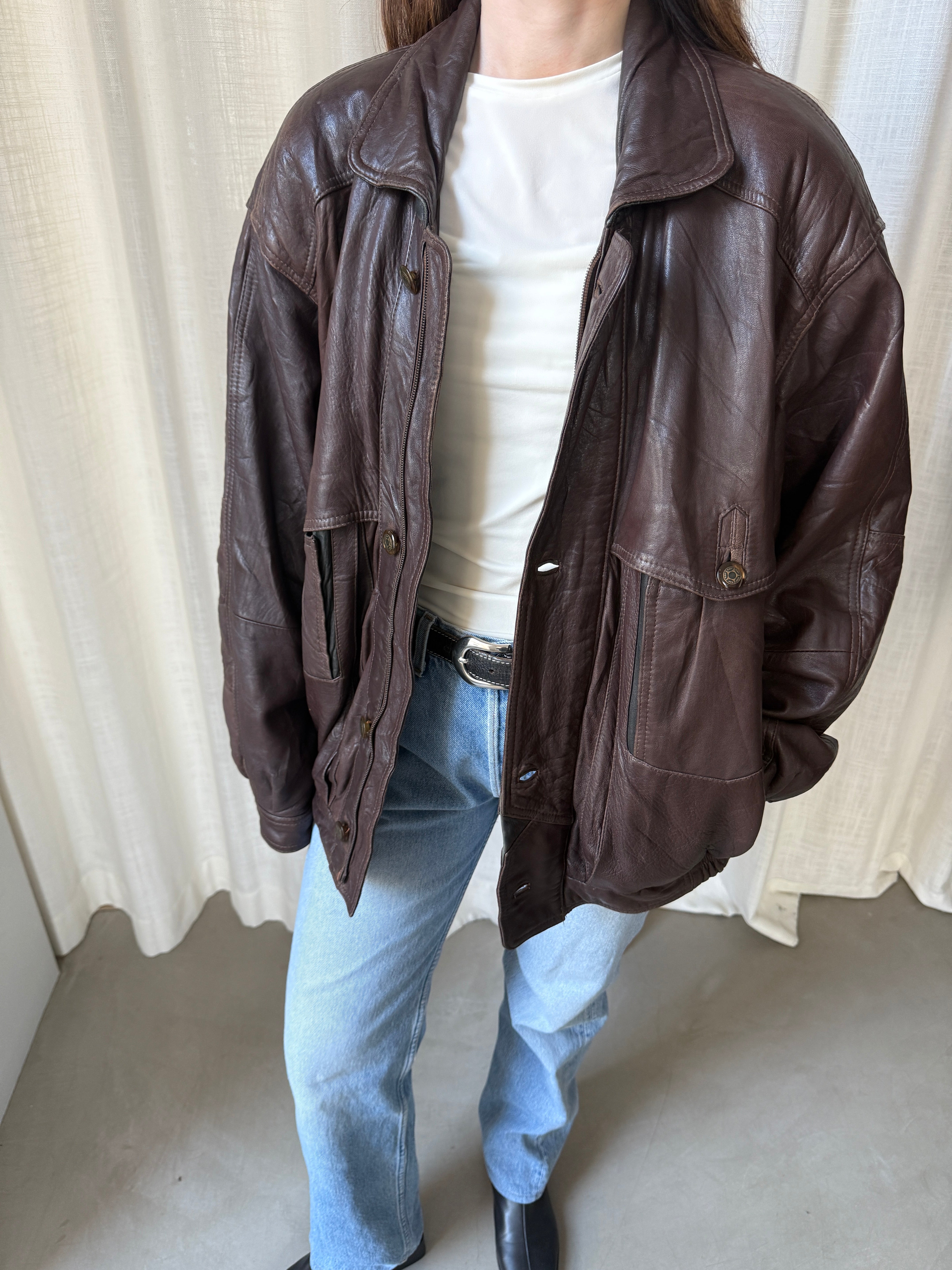 Brown Bomber Jacket