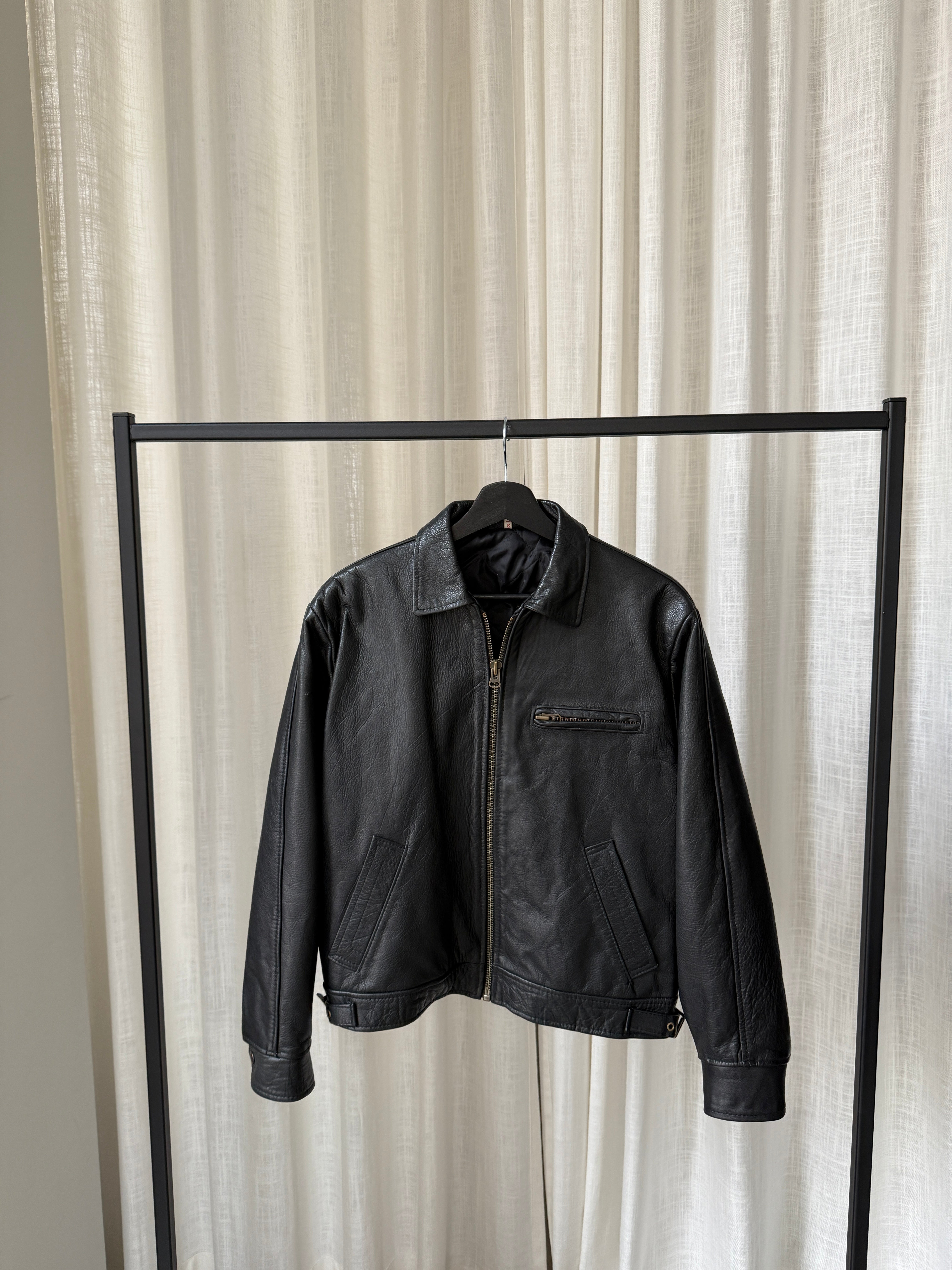 Vintage Black Leather Jacket