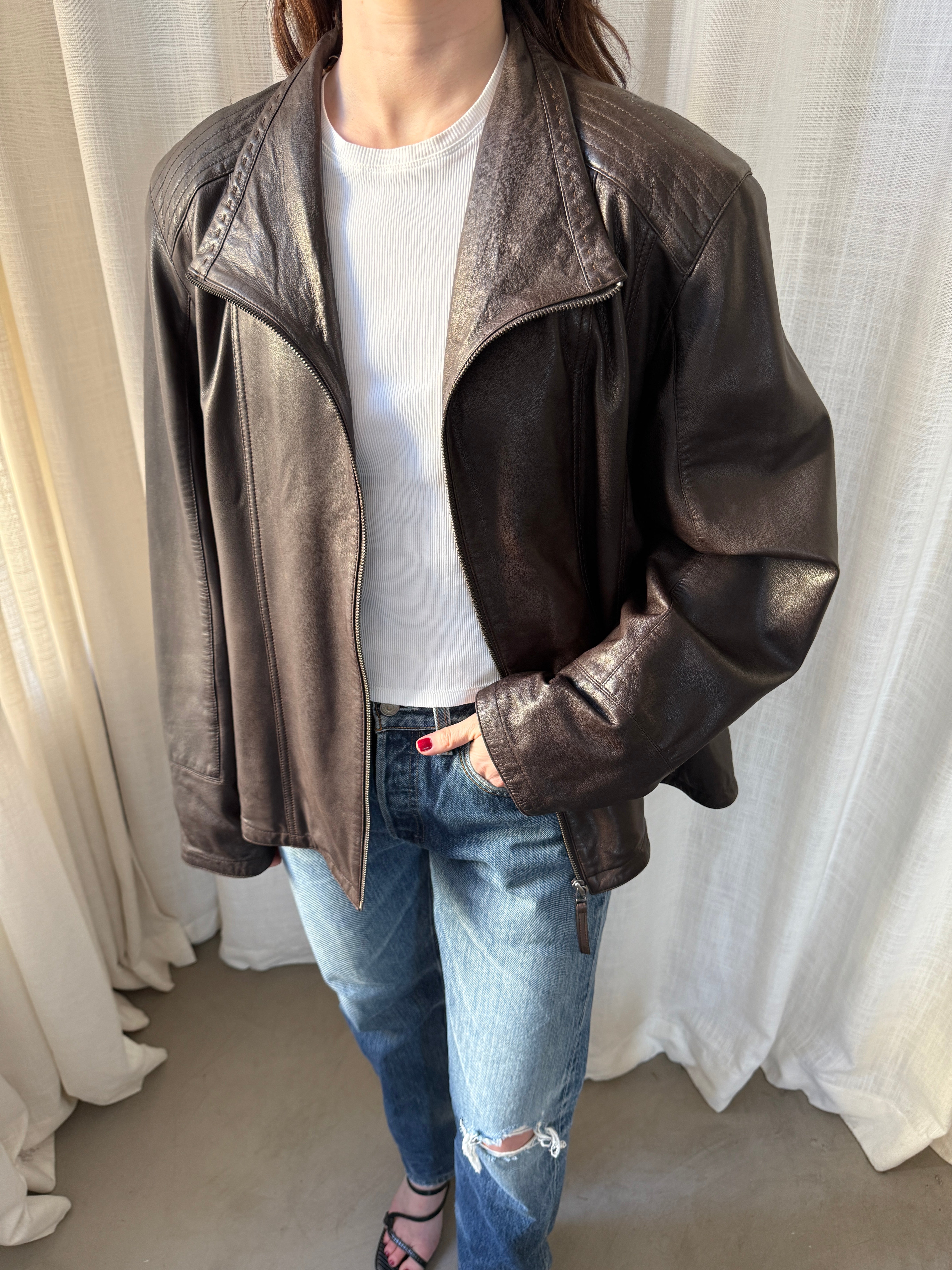 Zeda Leather Jacket