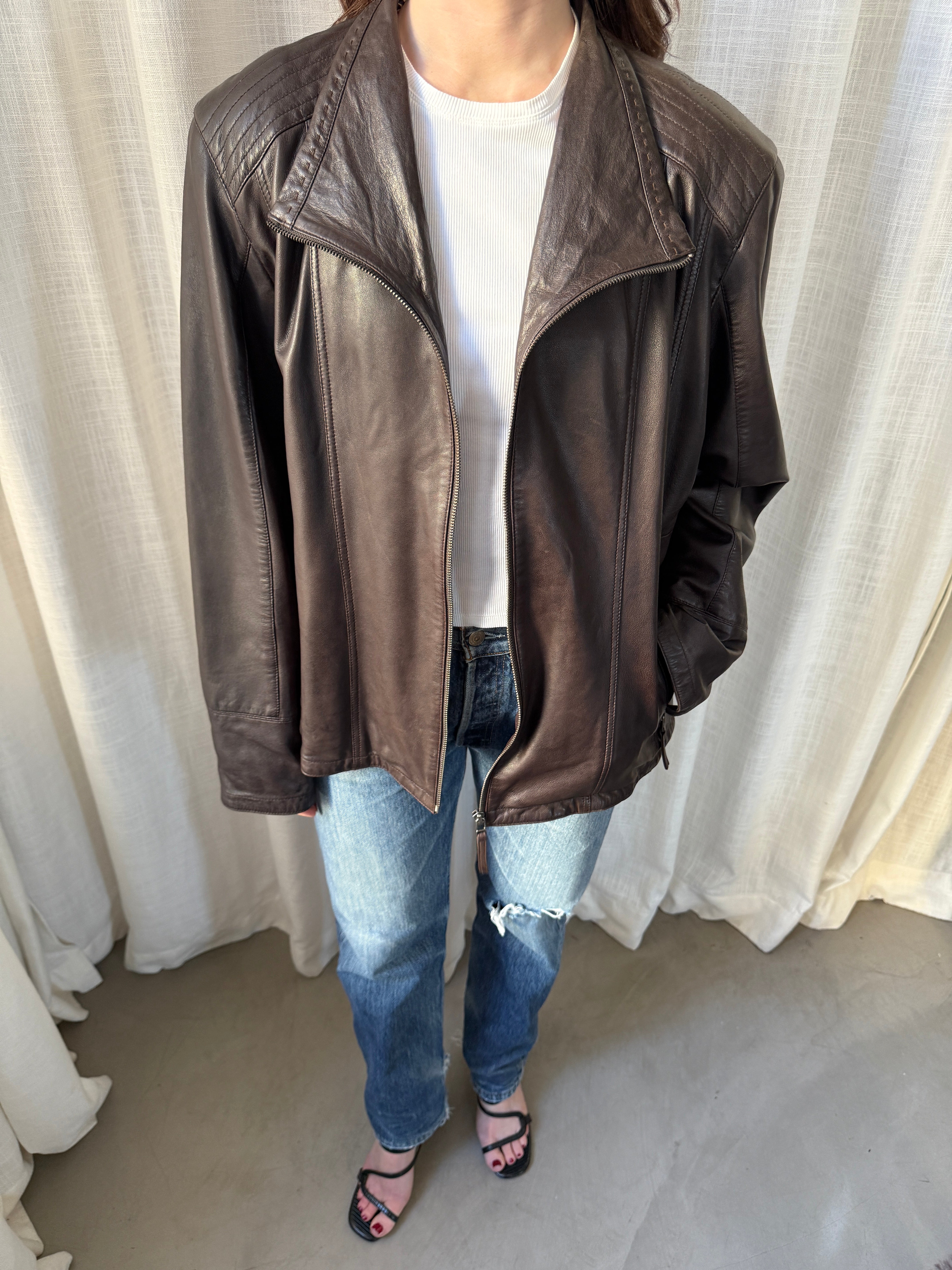 Zeda Leather Jacket