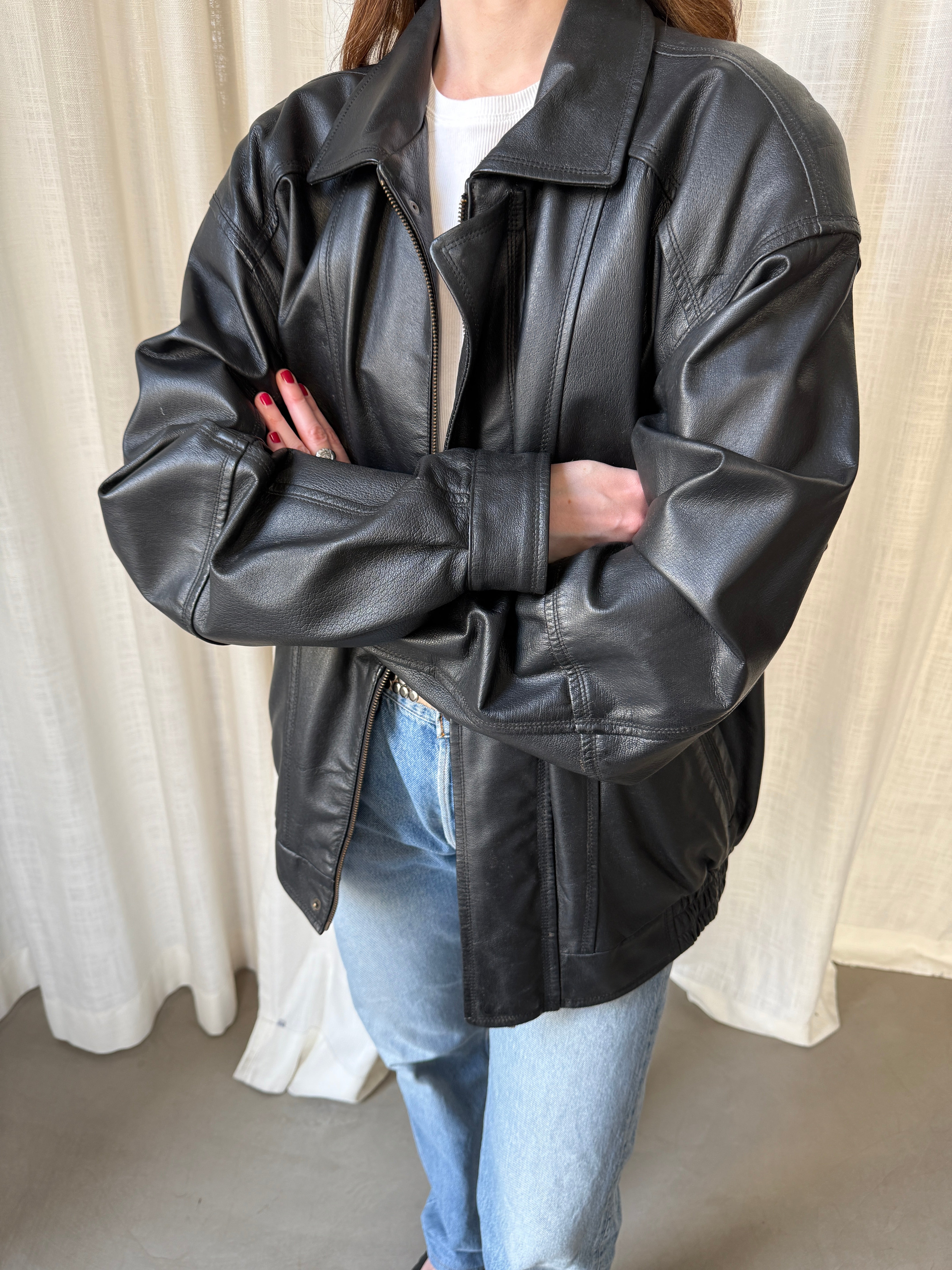 Code Leather Jacket