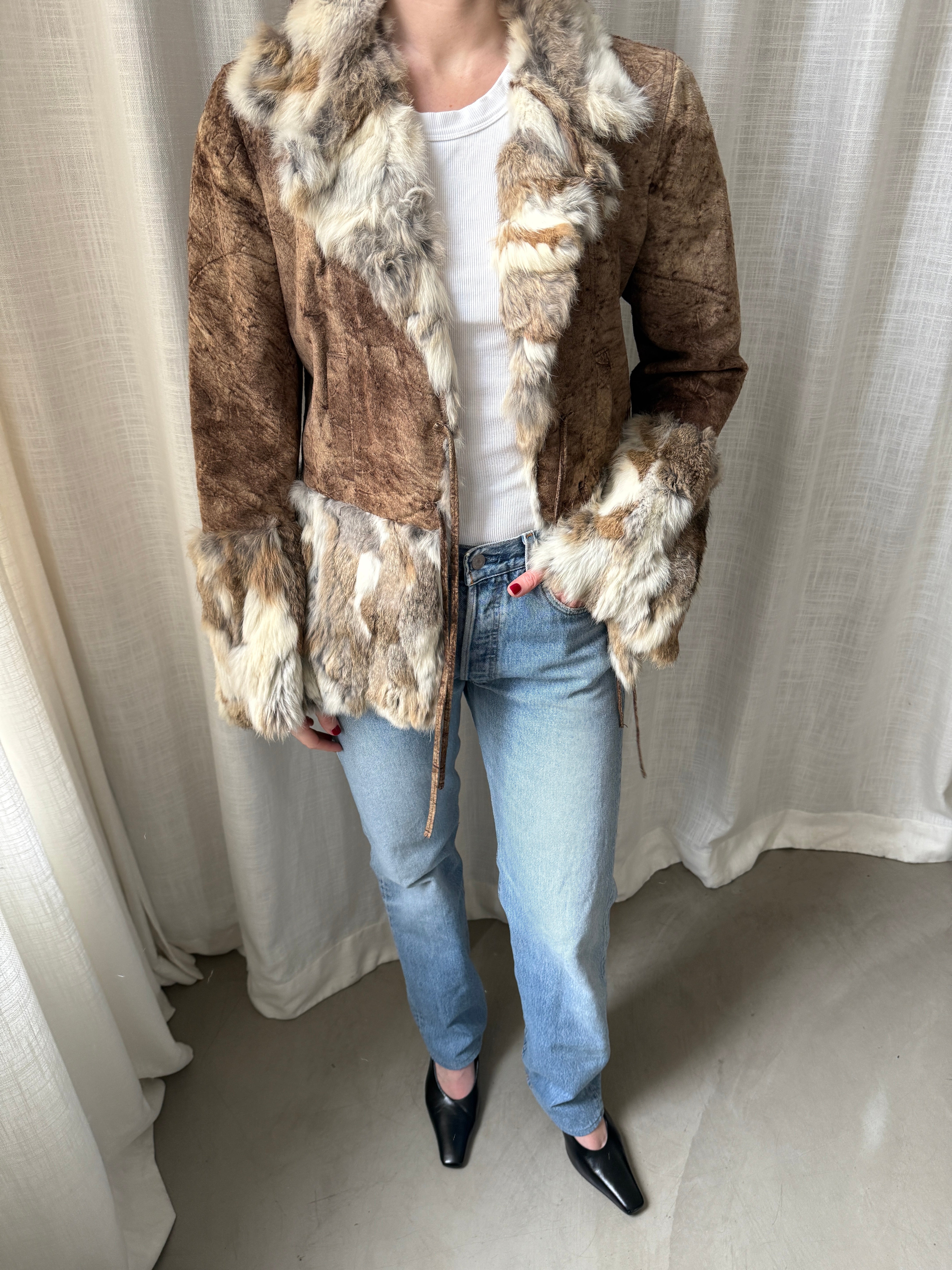 Line Fur Jacket