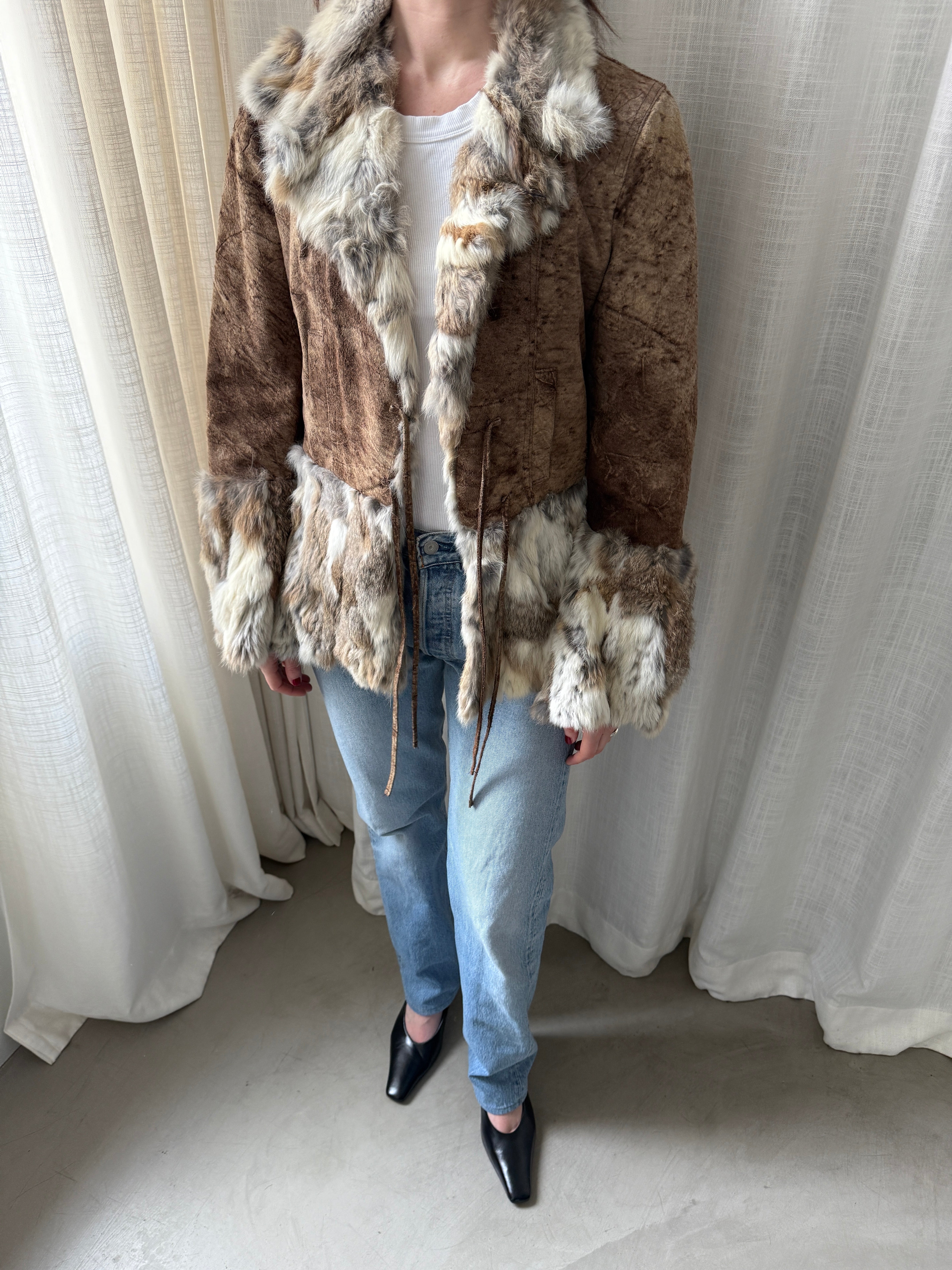 Line Fur Jacket
