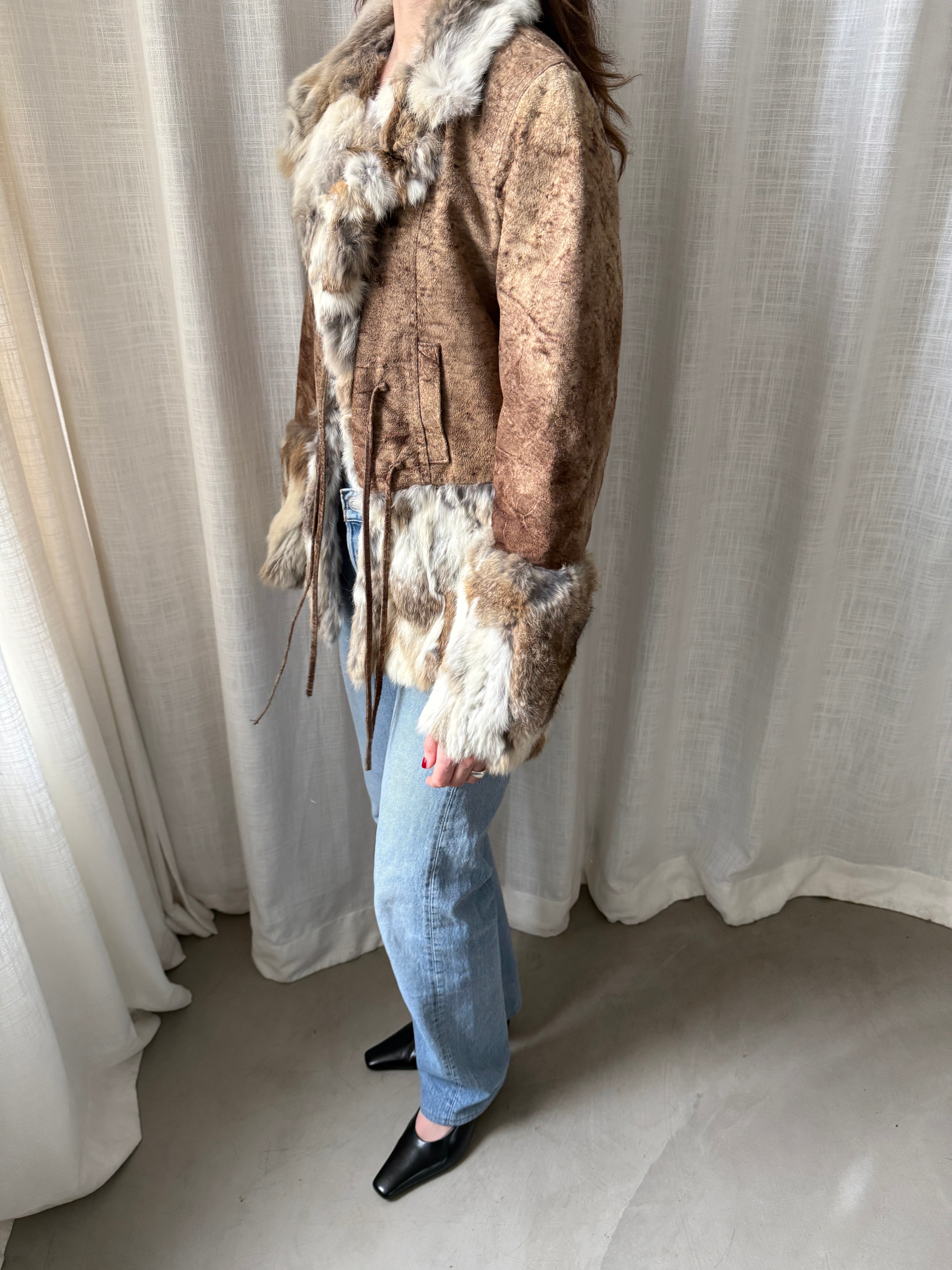 Line Fur Jacket