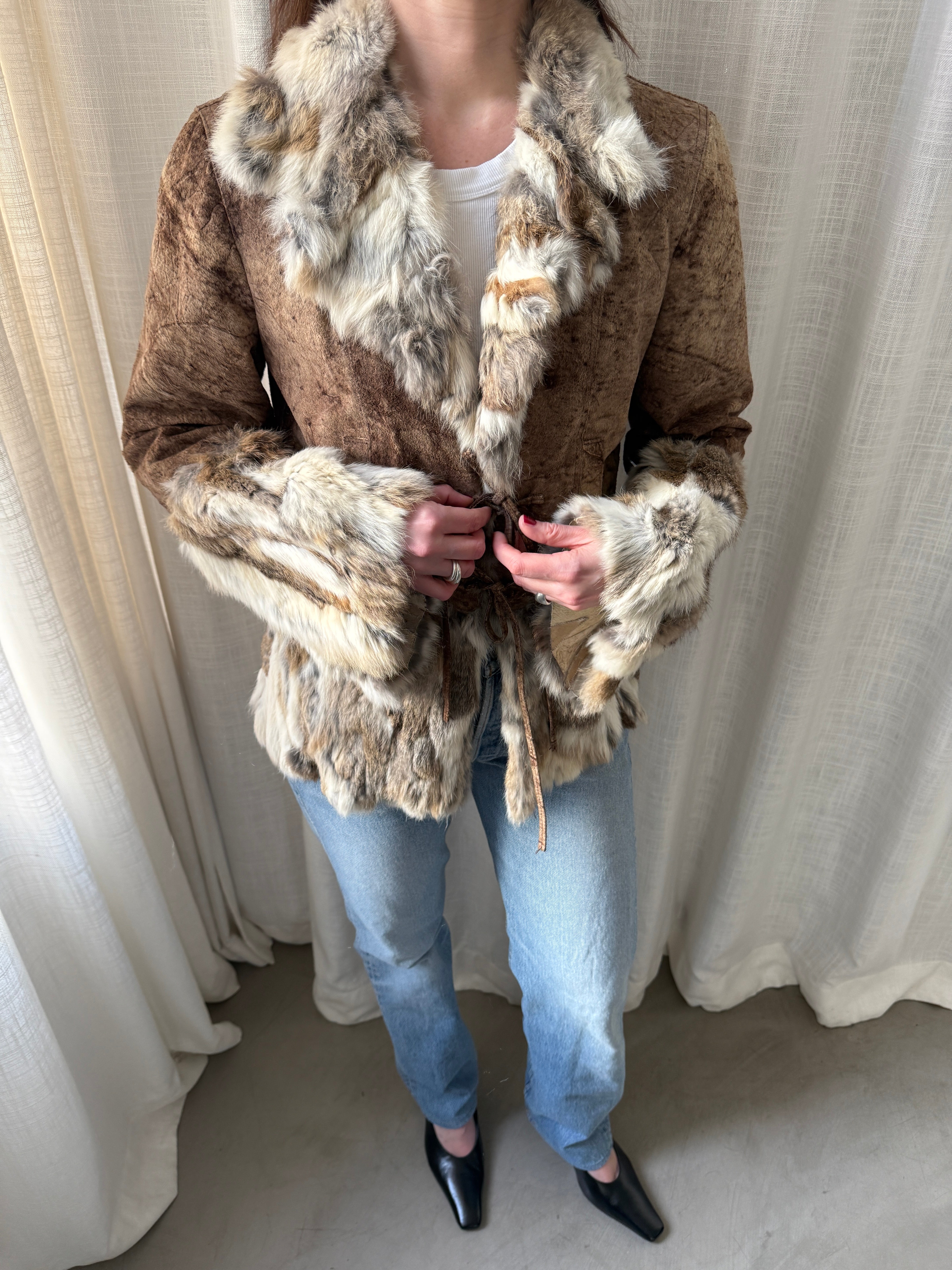 Line Fur Jacket
