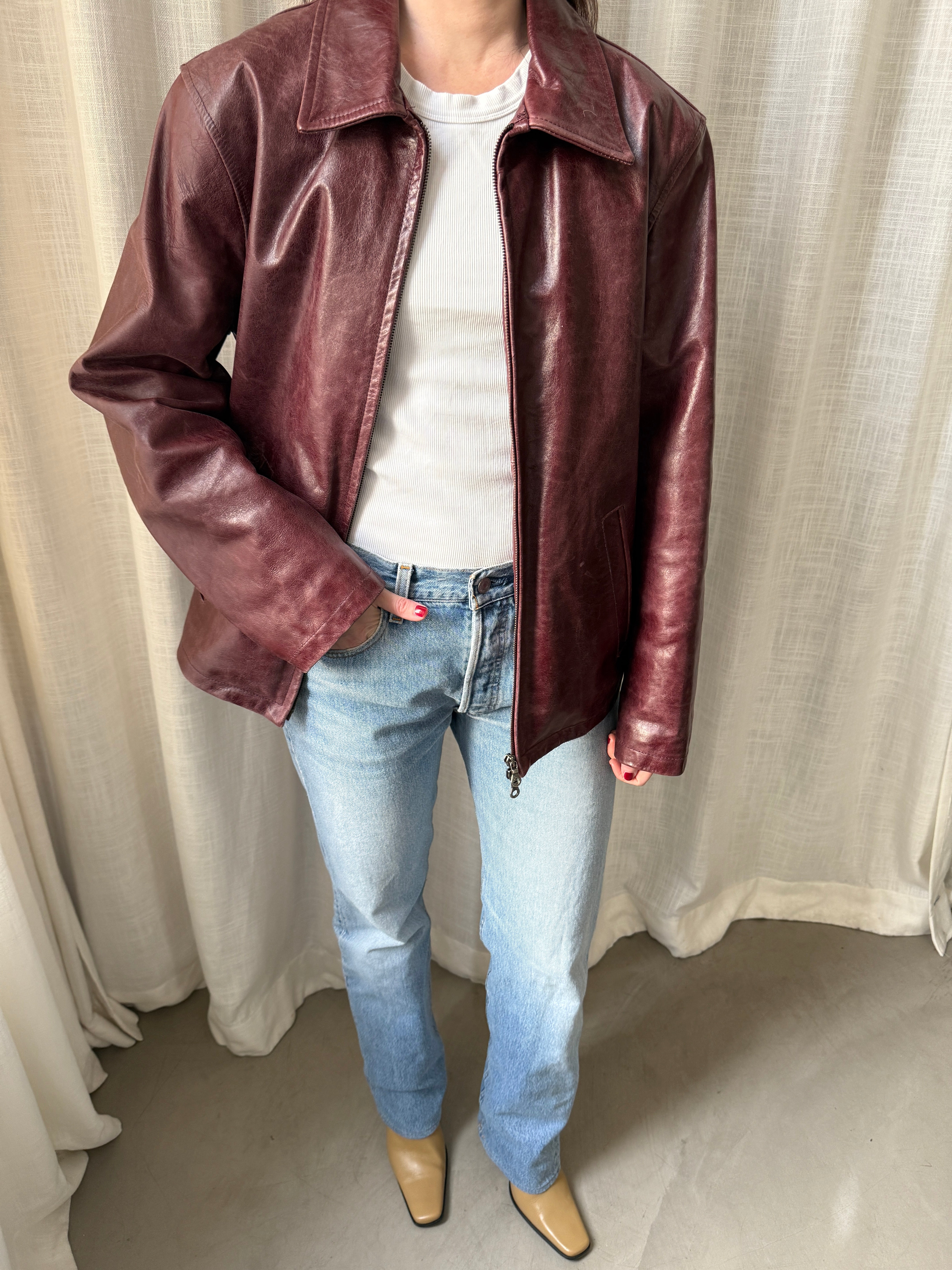 Alan Leather Jacket